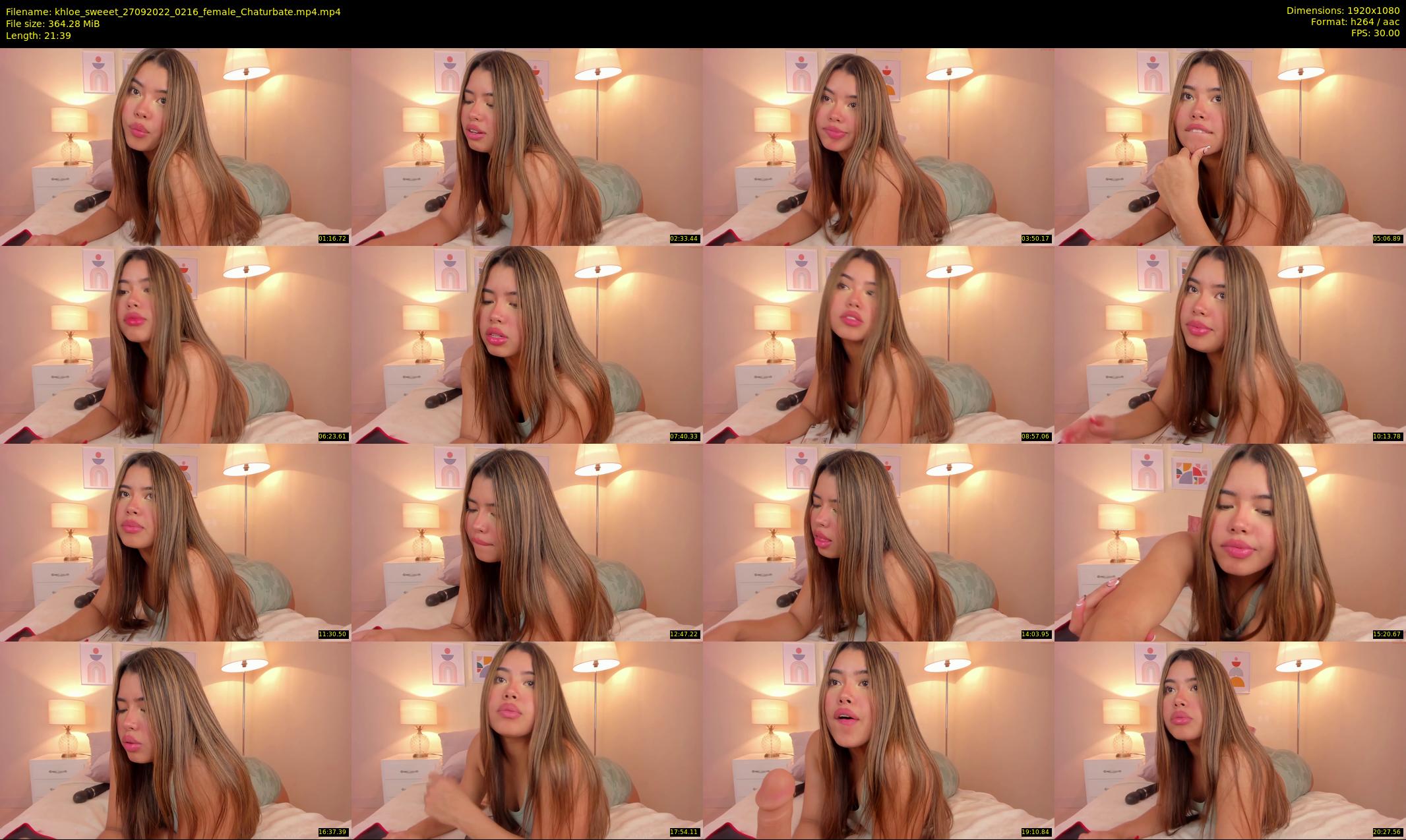 khloe_sweeet — 22 minute Chaturbate female cam show recording, 1080p, Sep 27, 2022
