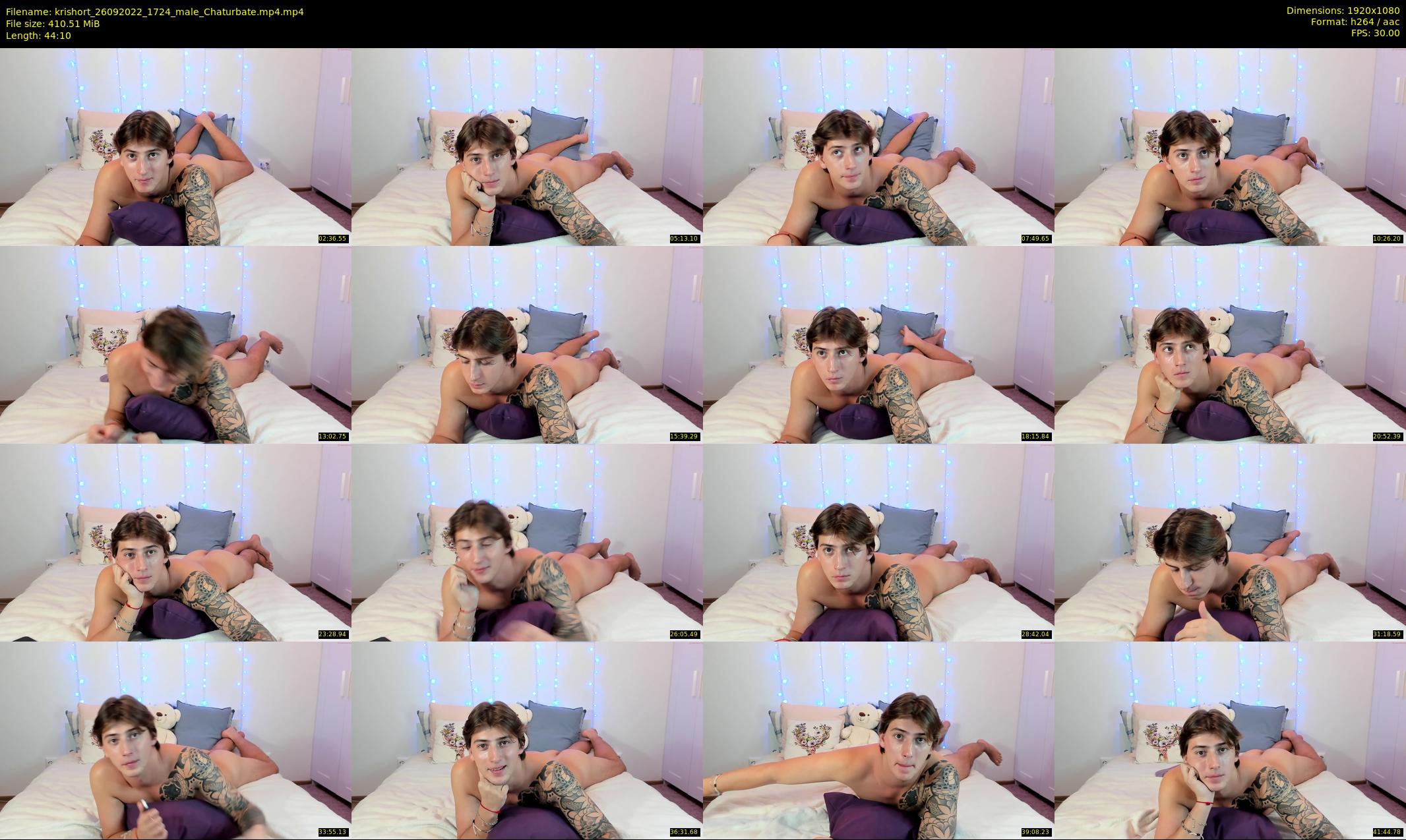 krishort — 45 minute Chaturbate male cam show recording, 1080p, Sep 26, 2022