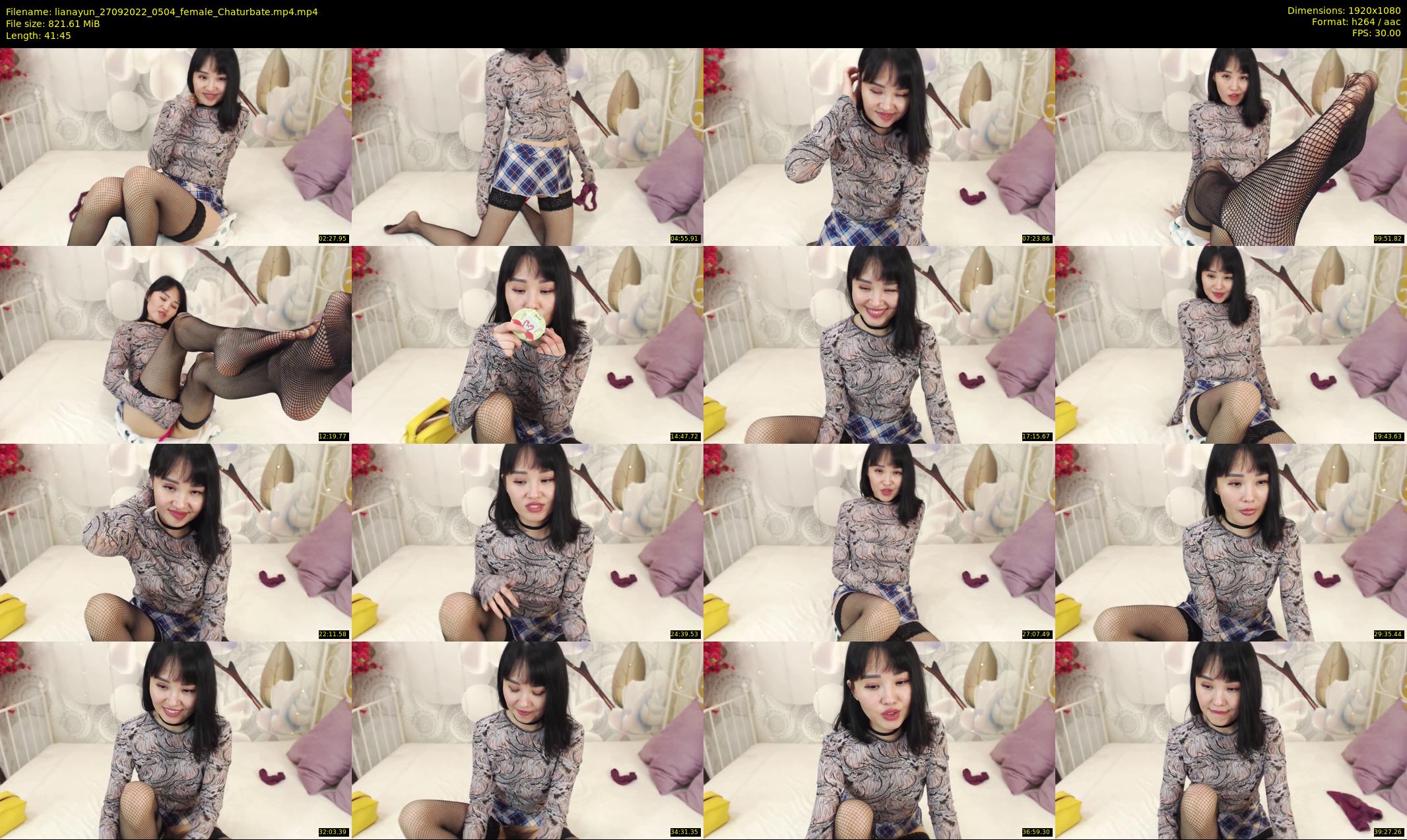 lianayun — 42 minute Chaturbate female cam show recording, 1080p, Sep 27, 2022