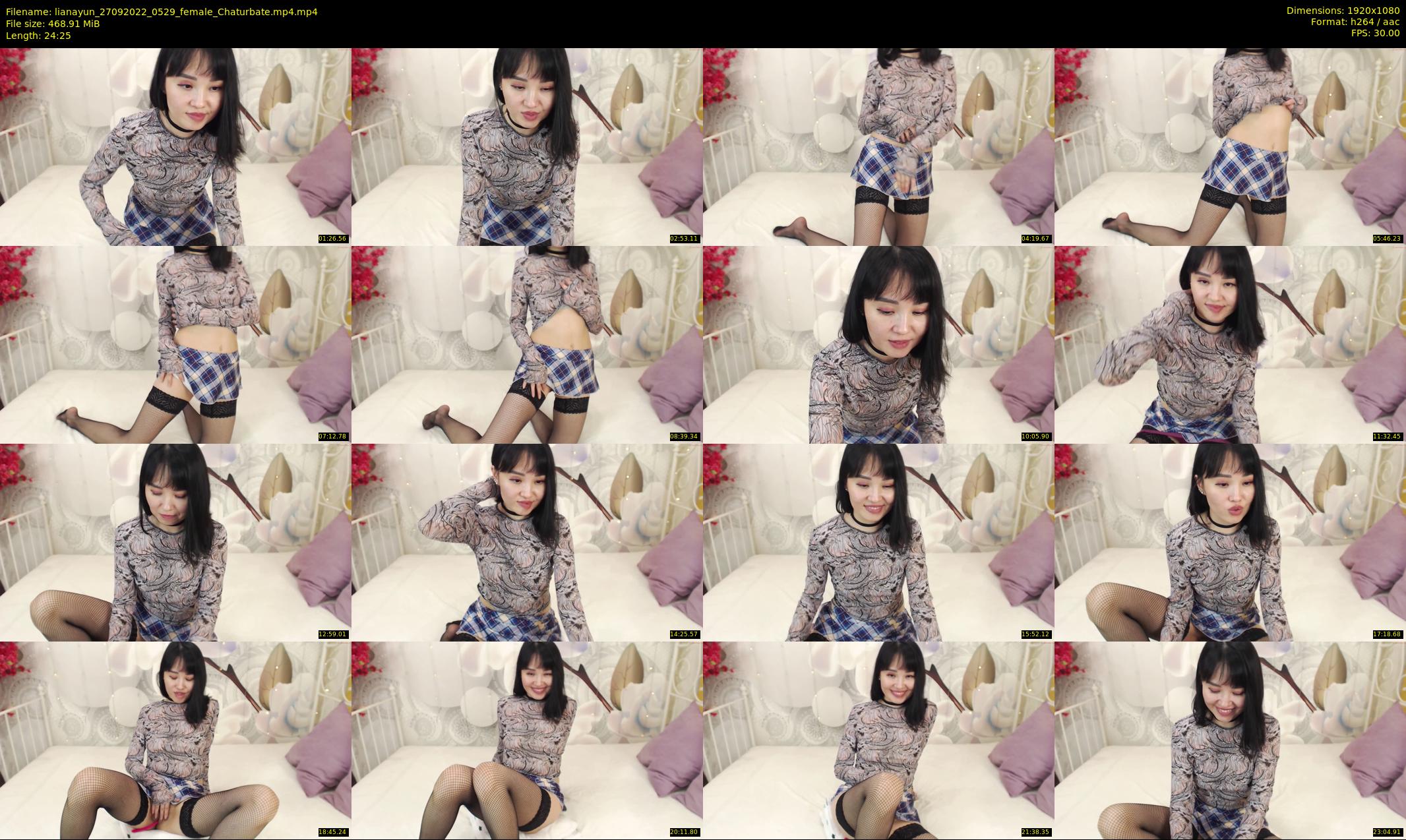 lianayun — 25 minute Chaturbate female cam show recording, 1080p, Sep 27, 2022