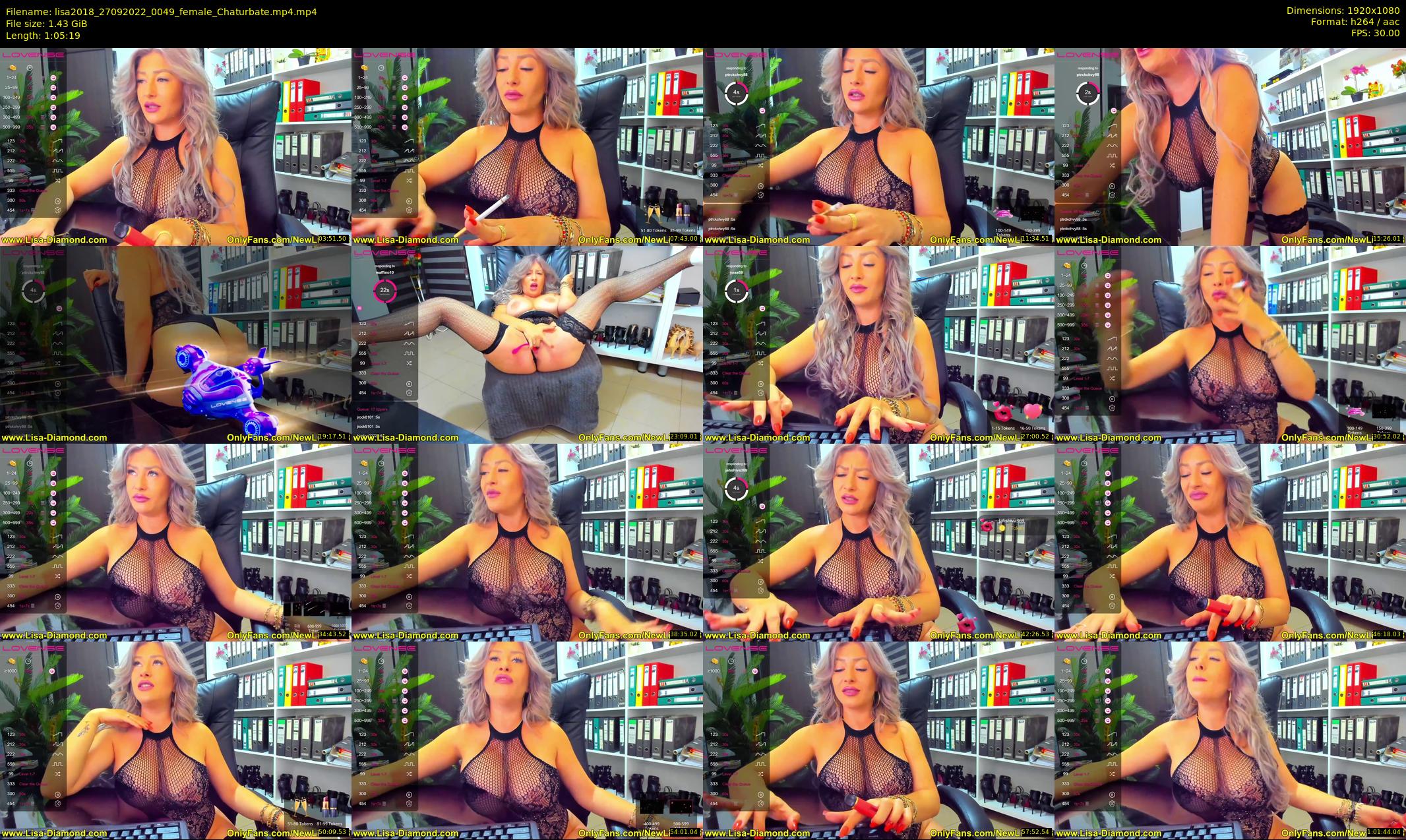 lisa2018 — 66 minute Chaturbate female cam show recording, 1080p, Sep 27, 2022