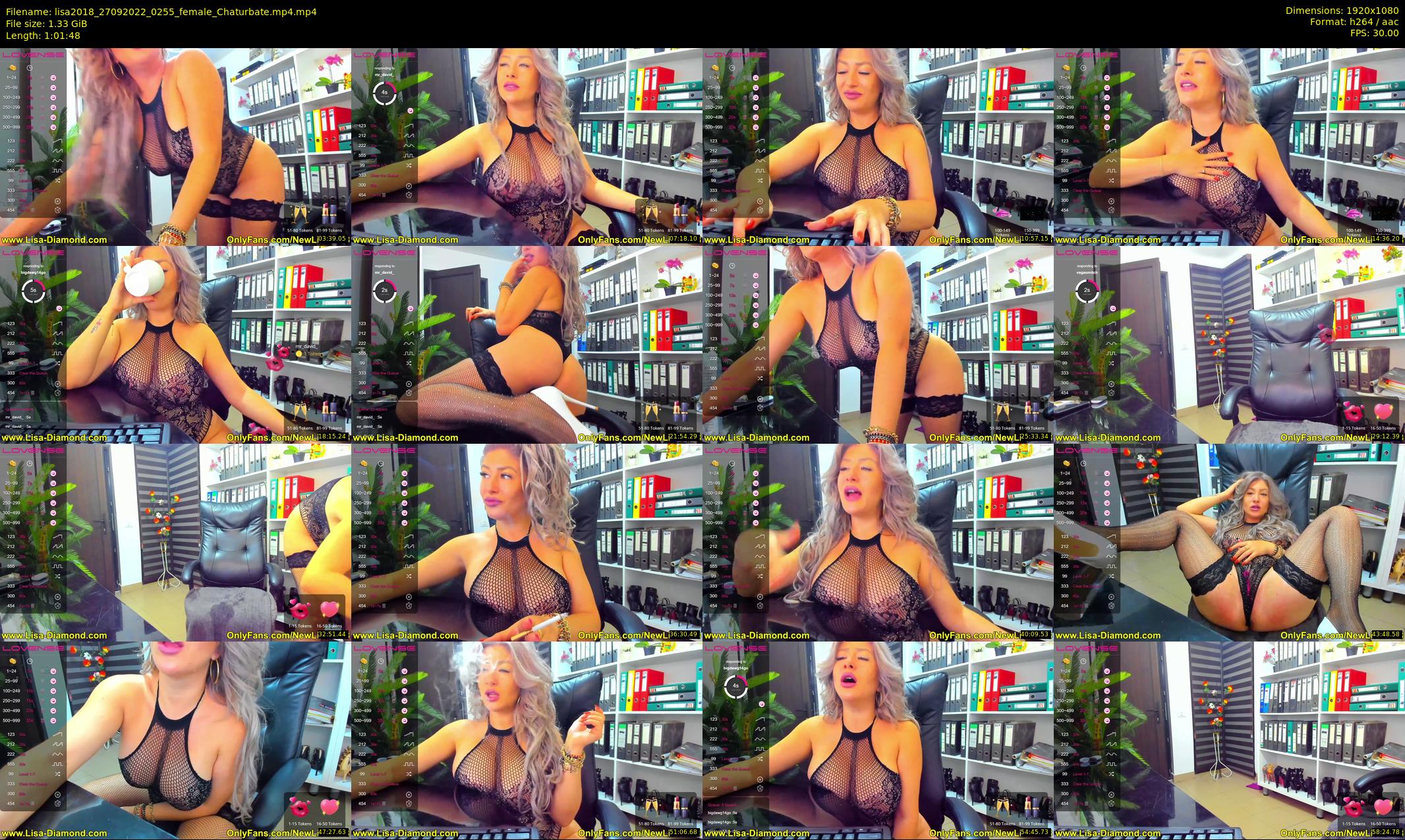 lisa2018 — 62 minute Chaturbate female cam show recording, 1080p, Sep 27, 2022