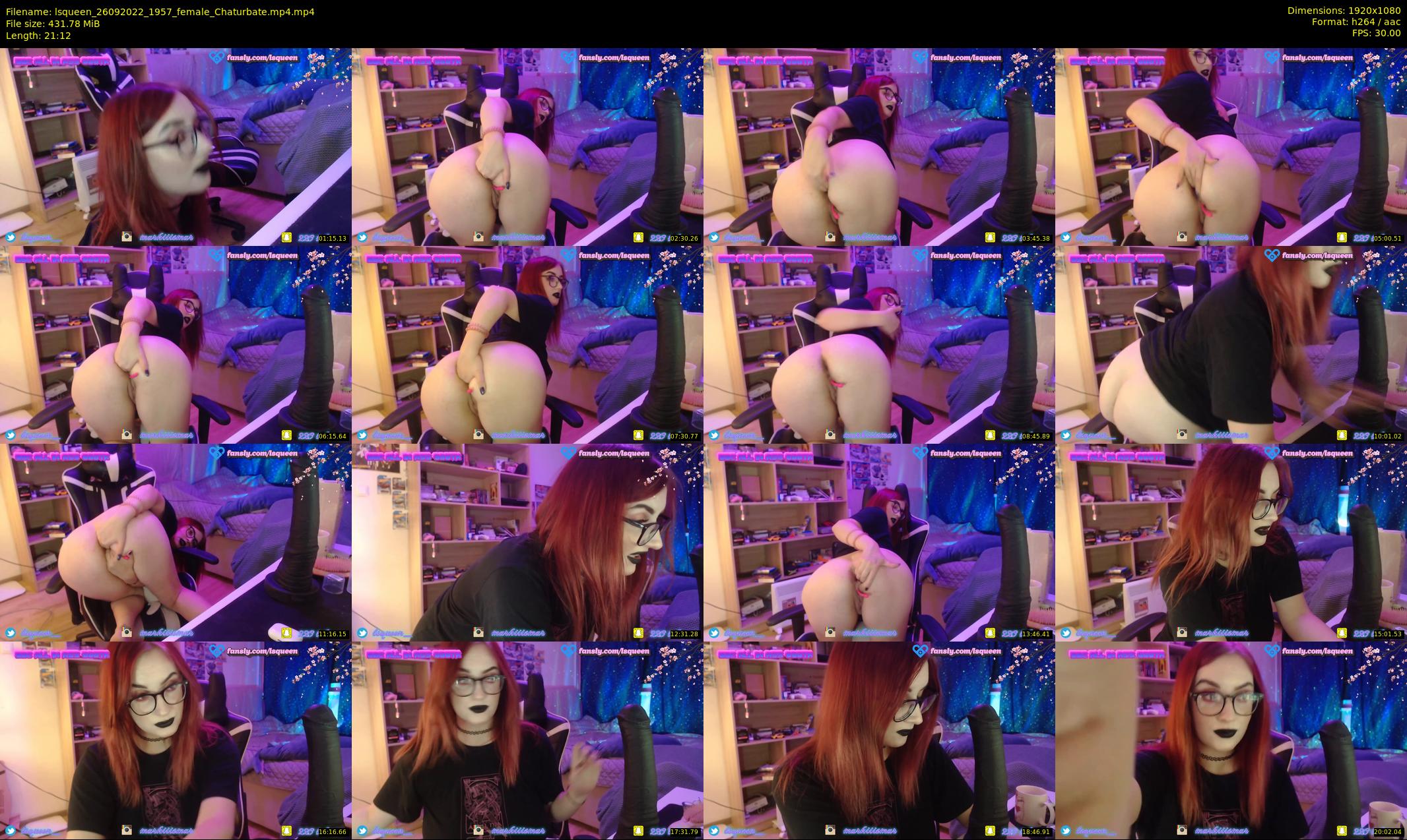 lsqueen — 22 minute Chaturbate female cam show recording, 1080p, Sep 26, 2022