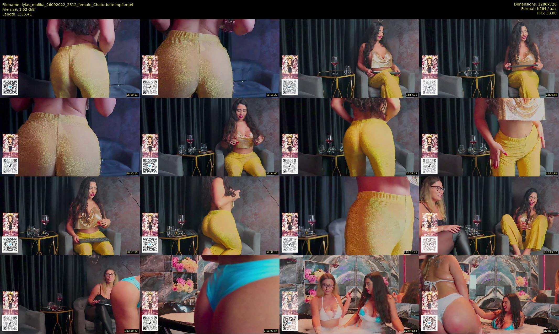 lylas_malika — 96 minute Chaturbate female cam show recording, 720p, Sep 26, 2022