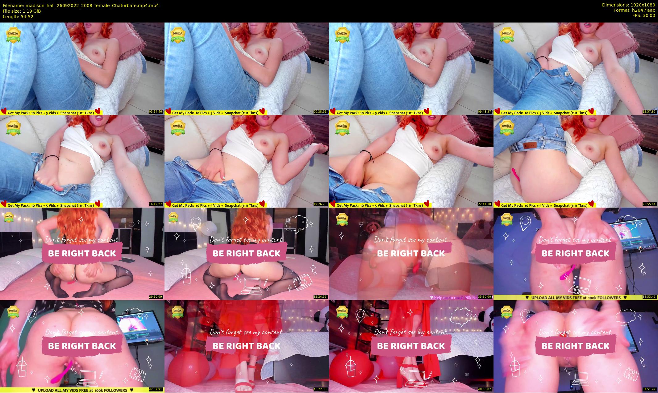 madison_hall — 55 minute Chaturbate female cam show recording, 1080p, Sep 26, 2022
