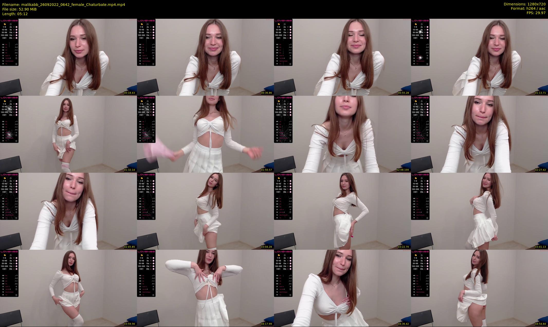 malikabb — 6 minute Chaturbate female cam show recording, 720p, Sep 26, 2022