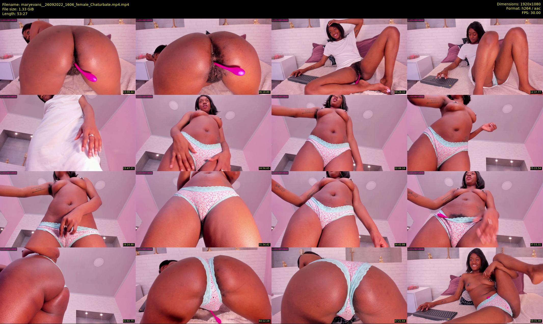 maryevans_ — 54 minute Chaturbate female cam show recording, 1080p, Sep 26, 2022