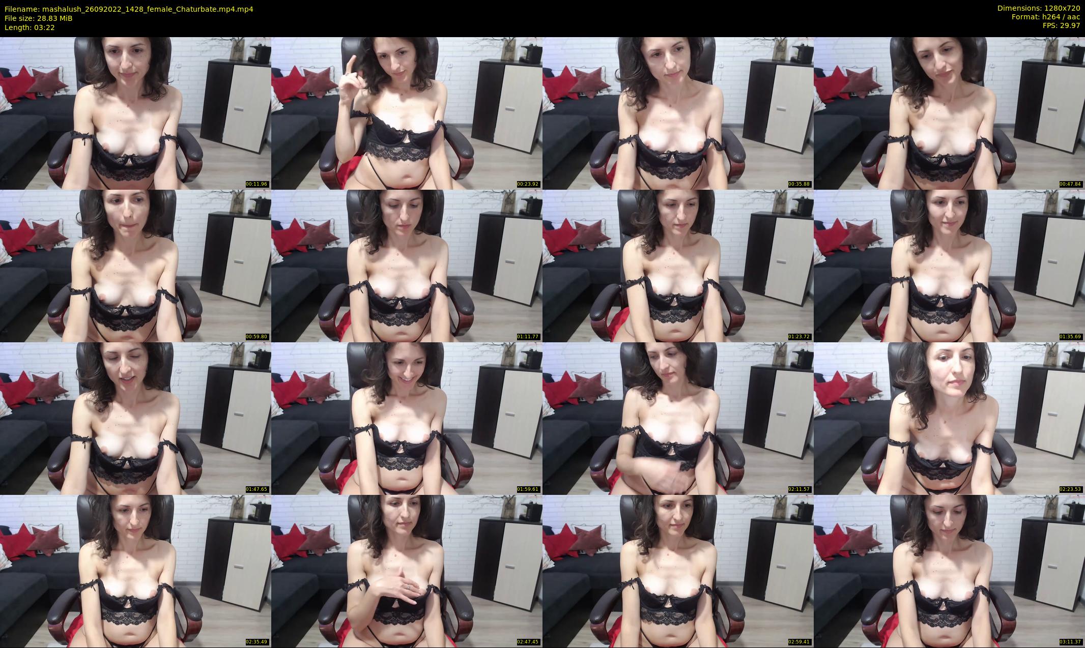 mashalush — 4 minute Chaturbate female cam show recording, 720p, Sep 26, 2022
