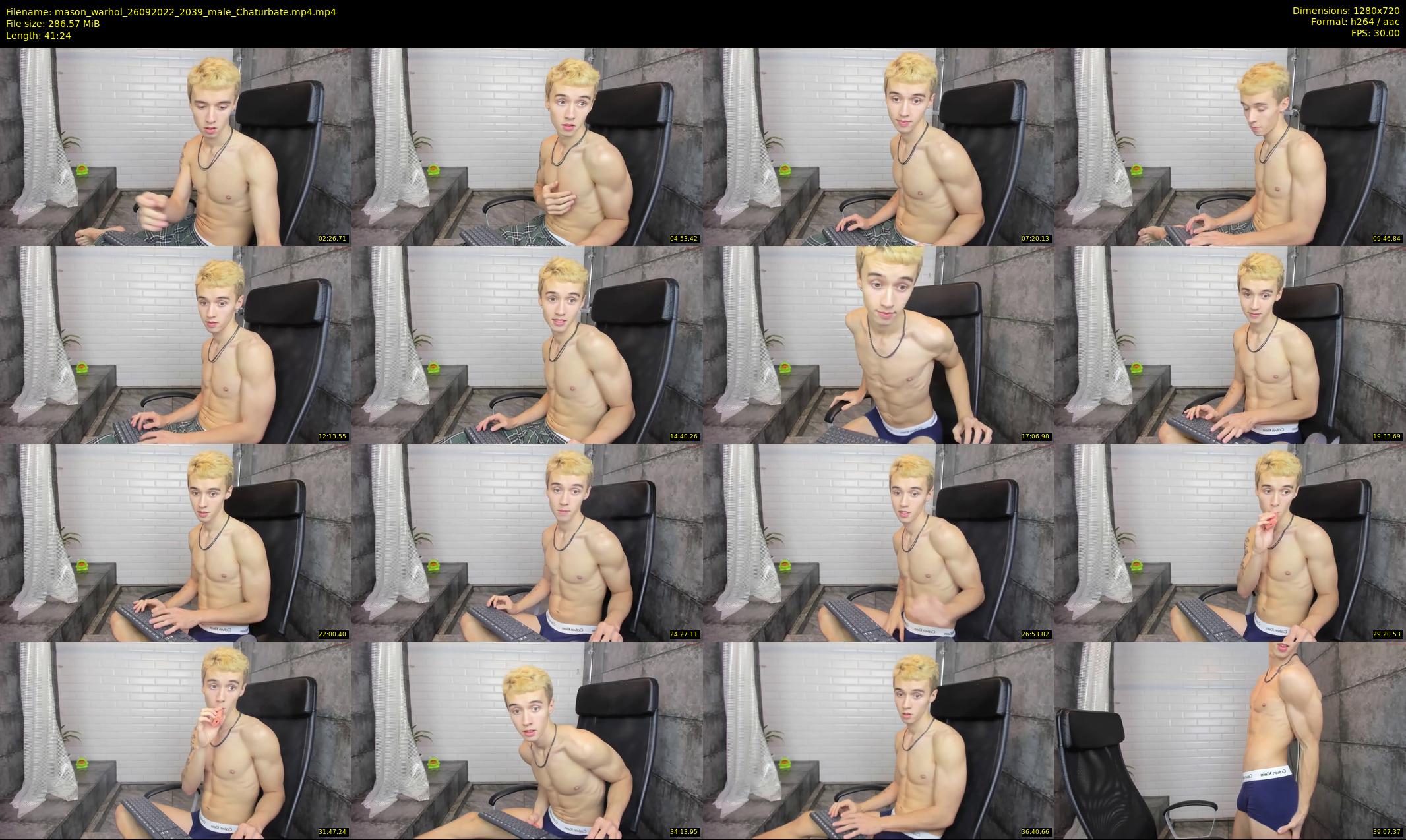 mason_warhol — 42 minute Chaturbate male cam show recording, 720p, Sep 26, 2022