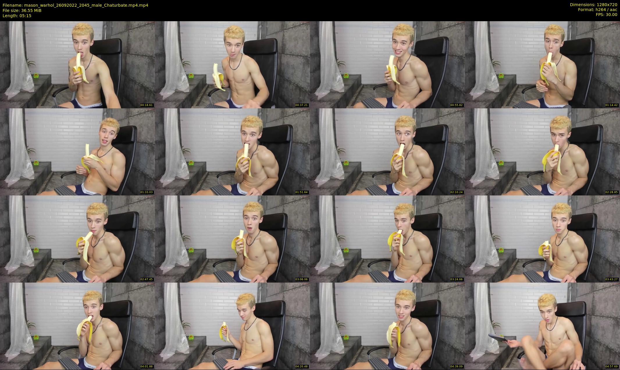 mason_warhol — 6 minute Chaturbate male cam show recording, 720p, Sep 26, 2022