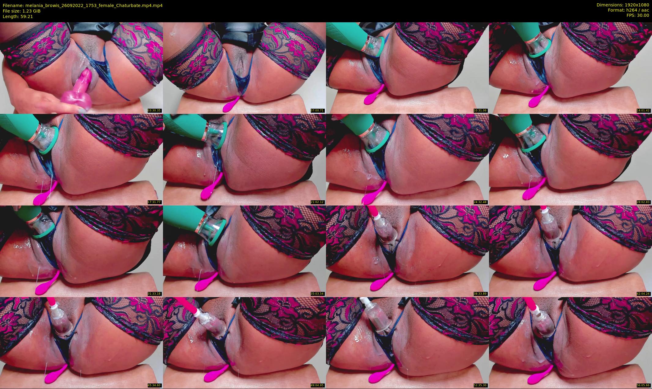 melania_browis — 60 minute Chaturbate female cam show recording, 1080p, Sep 26, 2022