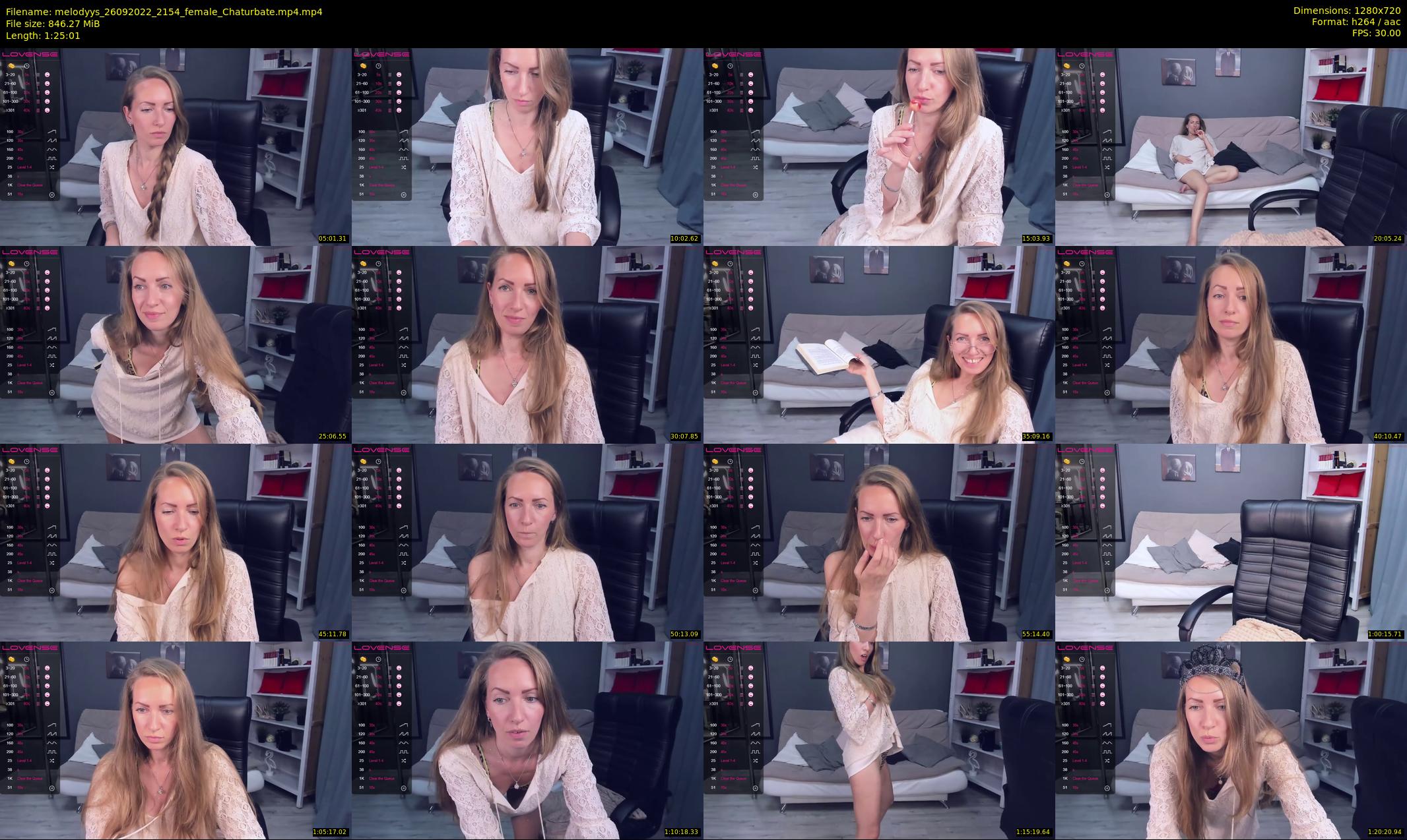 melodyys — 86 minute Chaturbate female cam show recording, 720p, Sep 26, 2022