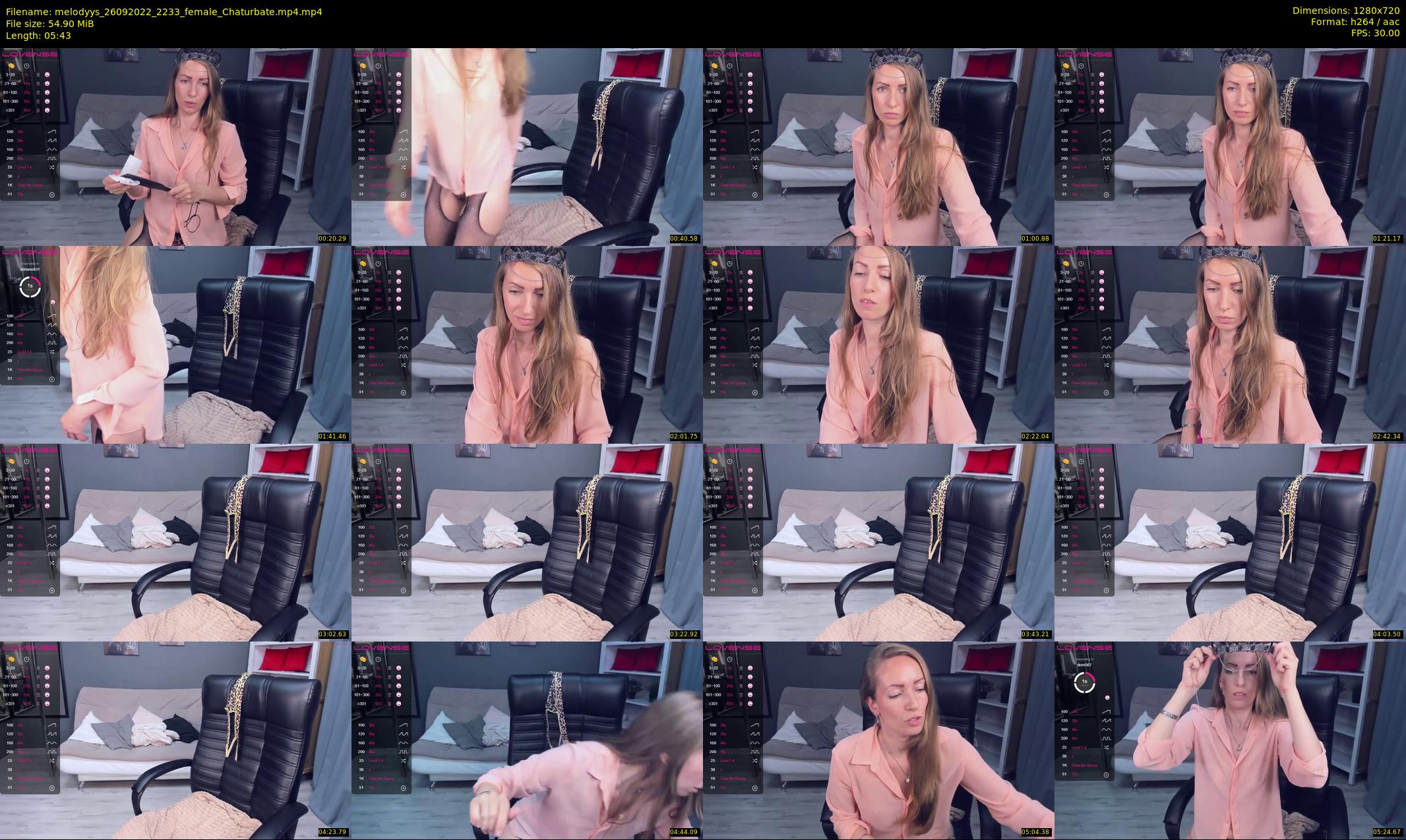 melodyys — 6 minute Chaturbate female cam show recording, 720p, Sep 26, 2022