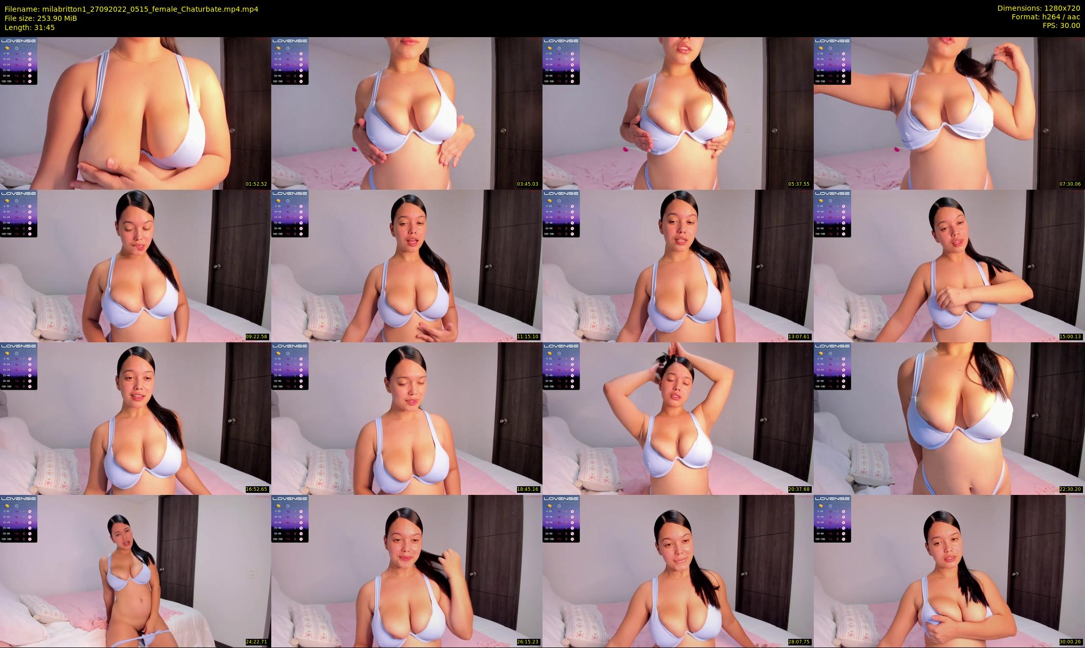 milabritton1 — 32 minute Chaturbate female cam show recording, 720p, Sep 27, 2022