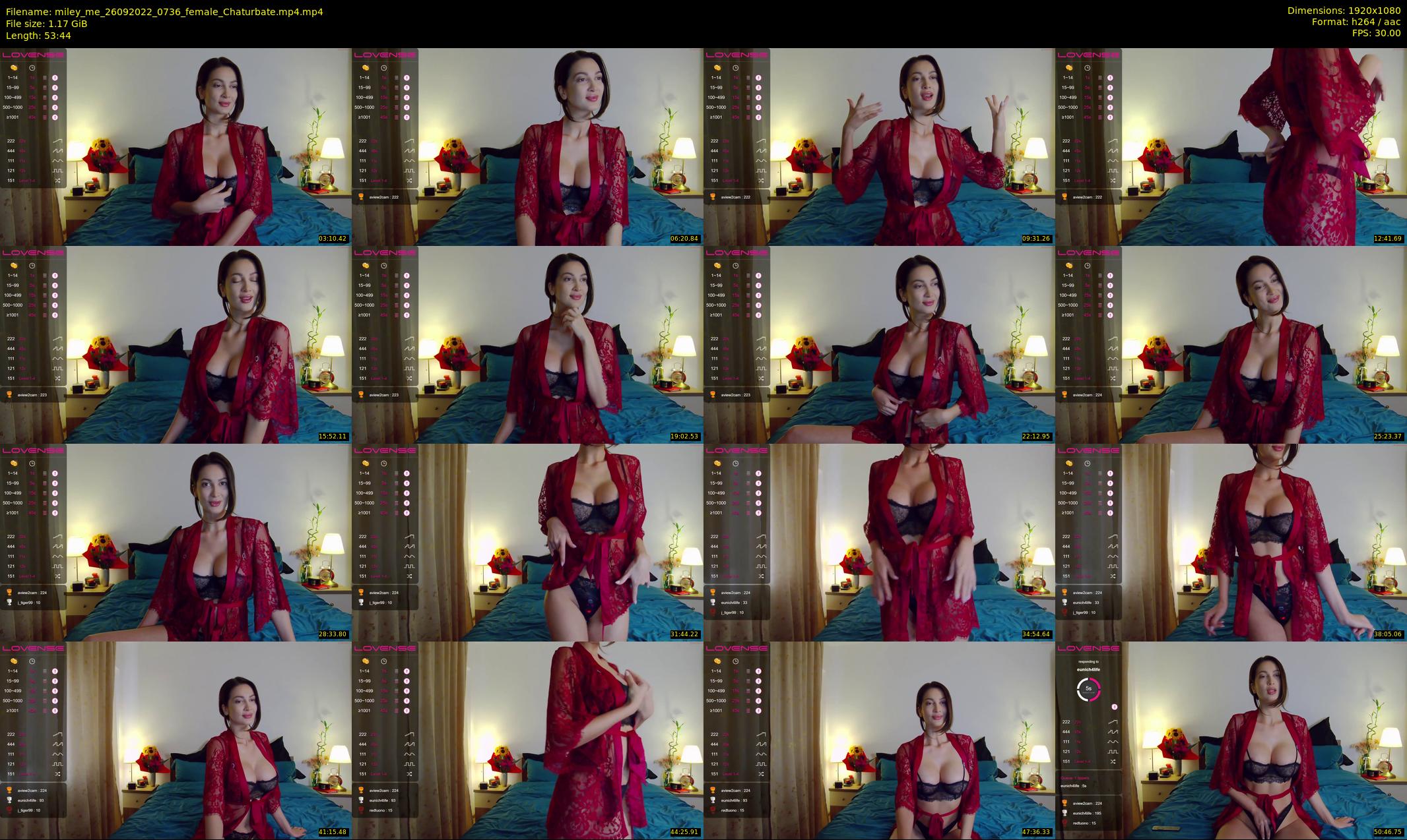 miley_me — 54 minute Chaturbate female cam show recording, 1080p, Sep 26, 2022