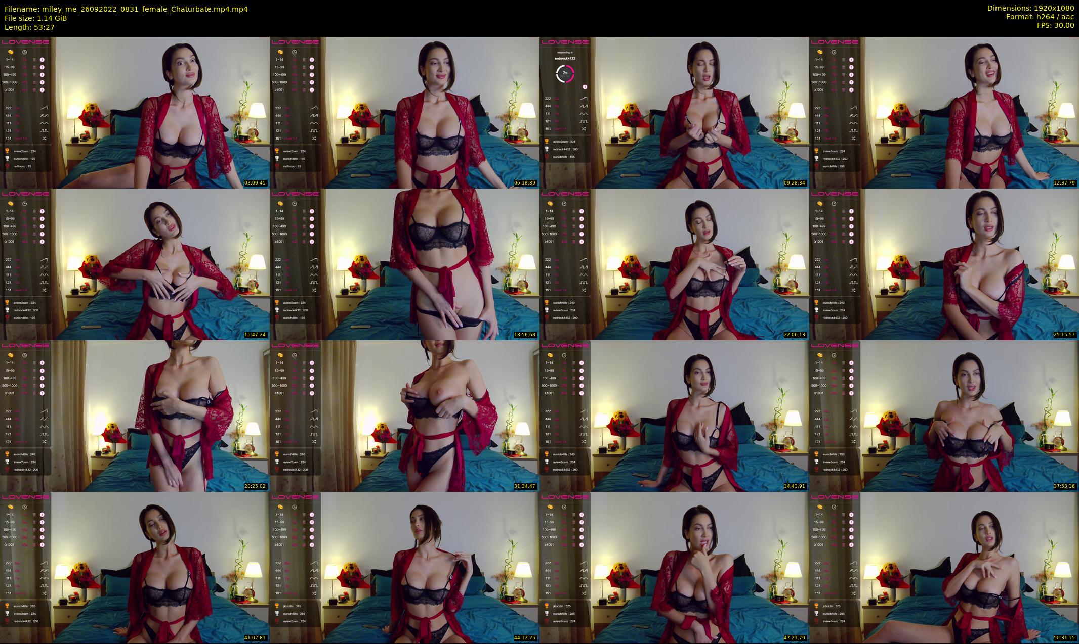 miley_me — 54 minute Chaturbate female cam show recording, 1080p, Sep 26, 2022