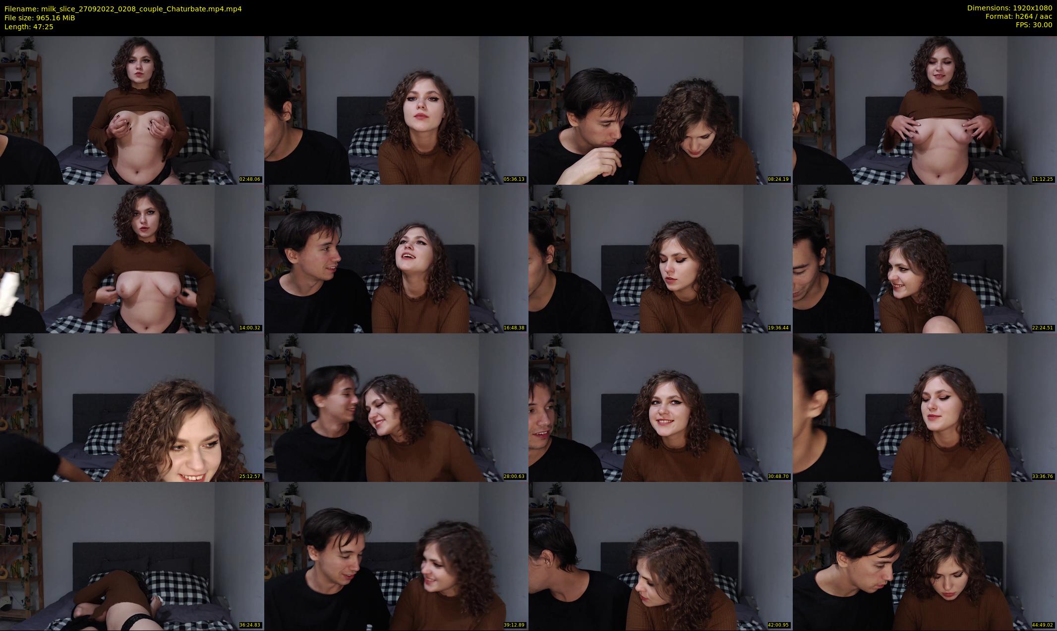 milk_slice — 48 minute Chaturbate couple cam show recording, 1080p, Sep 27, 2022
