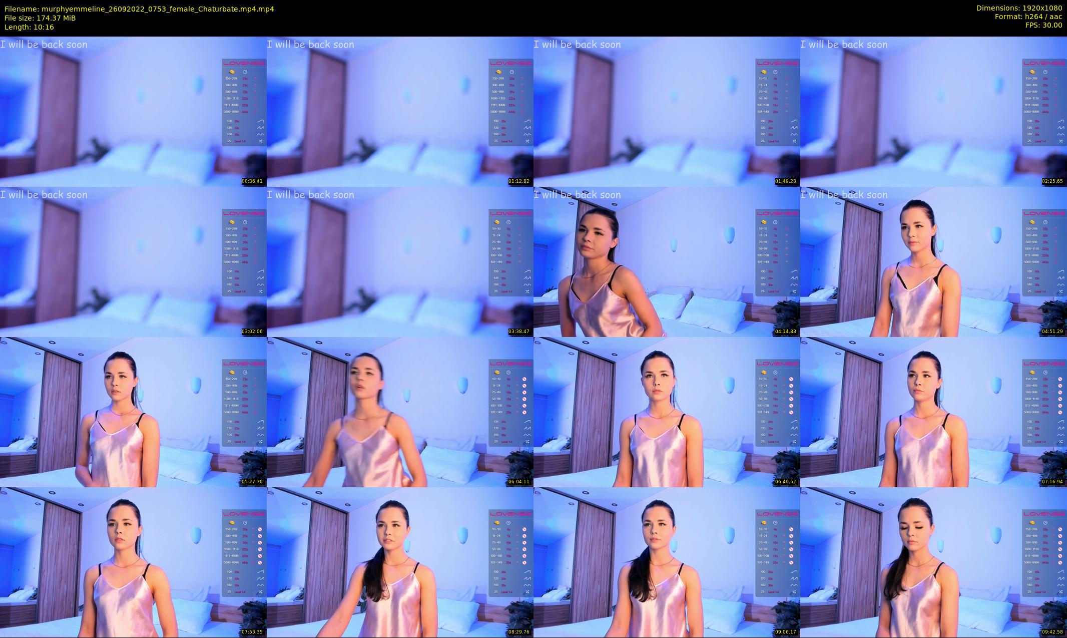 murphyemmeline — 11 minute Chaturbate female cam show recording, 1080p, Sep 26, 2022