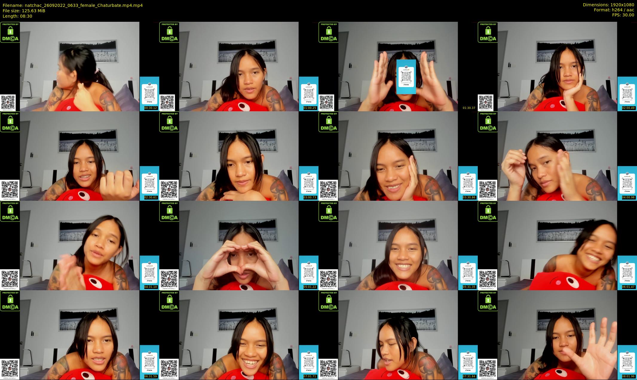 natchac — 9 minute Chaturbate female cam show recording, 1080p, Sep 26, 2022