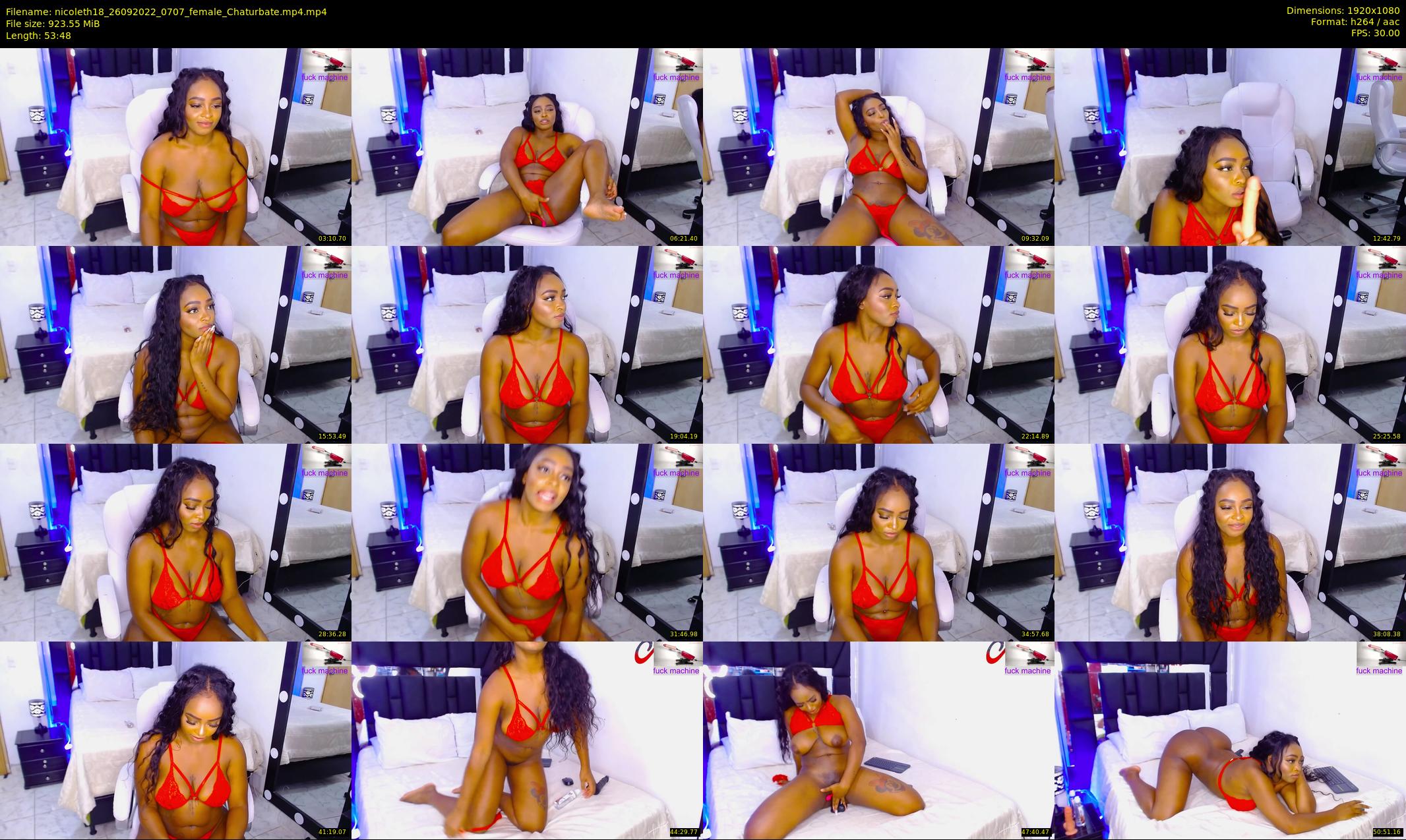 nicoleth18 — 54 minute Chaturbate female cam show recording, 1080p, Sep 26, 2022