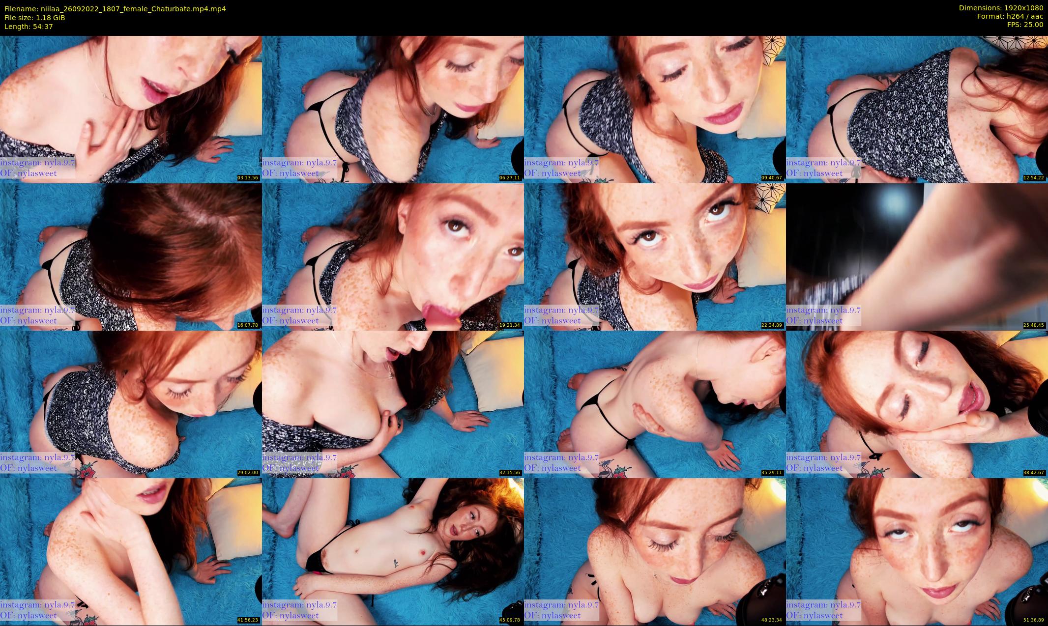 niilaa — 55 minute Chaturbate female cam show recording, 1080p, Sep 26, 2022
