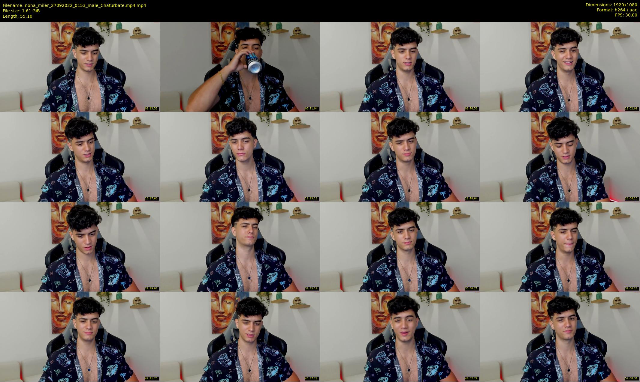 noha_miler — 56 minute Chaturbate male cam show recording, 1080p, Sep 27, 2022