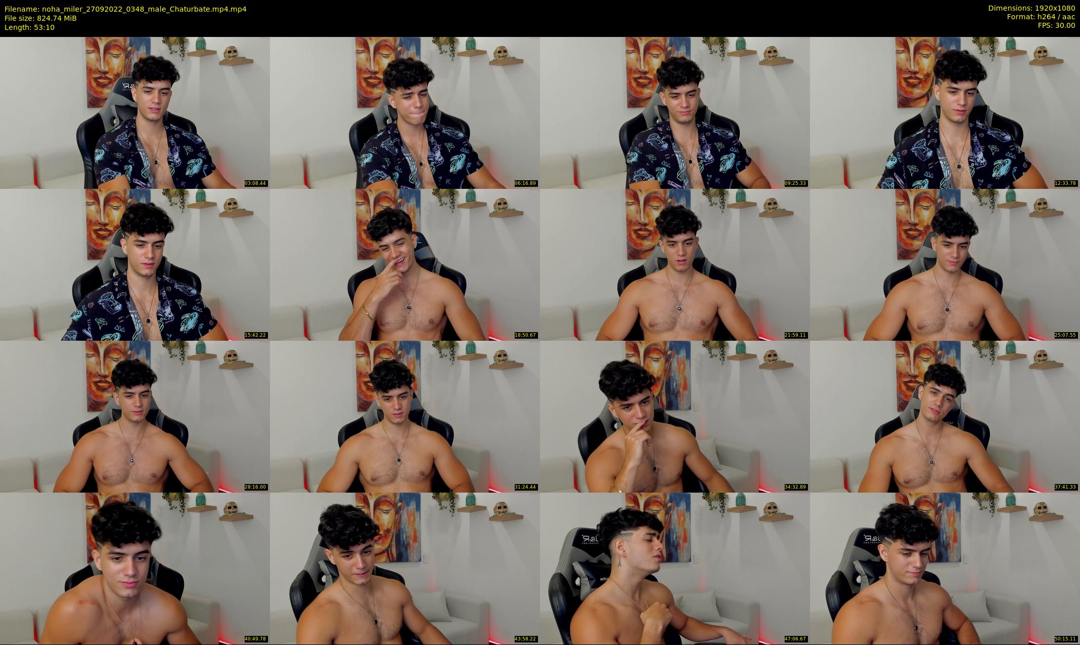 noha_miler — 54 minute Chaturbate male cam show recording, 1080p, Sep 27, 2022