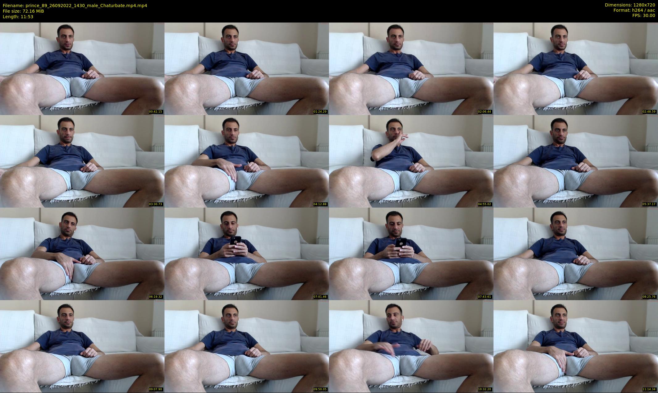 prince_89 — 12 minute Chaturbate male cam show recording, 720p, Sep 26, 2022