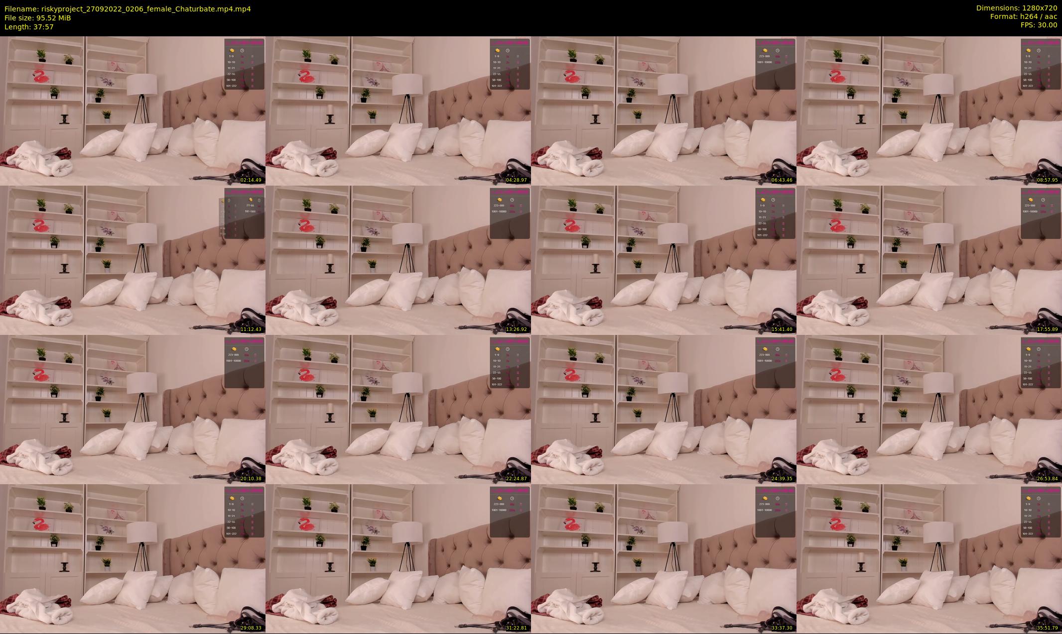 riskyproject — 38 minute Chaturbate couple cam show recording, 720p, Sep 27, 2022