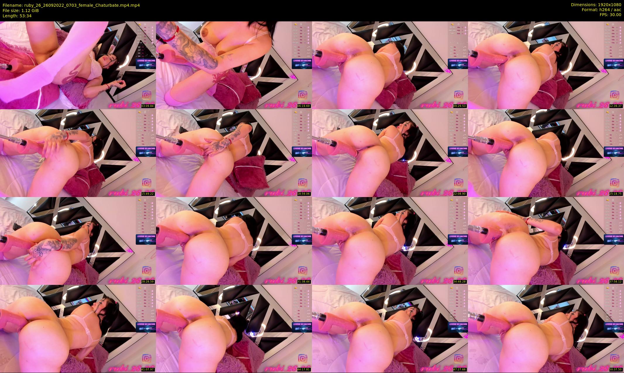 ruby_26 — 54 minute Chaturbate female cam show recording, 1080p, Sep 26, 2022