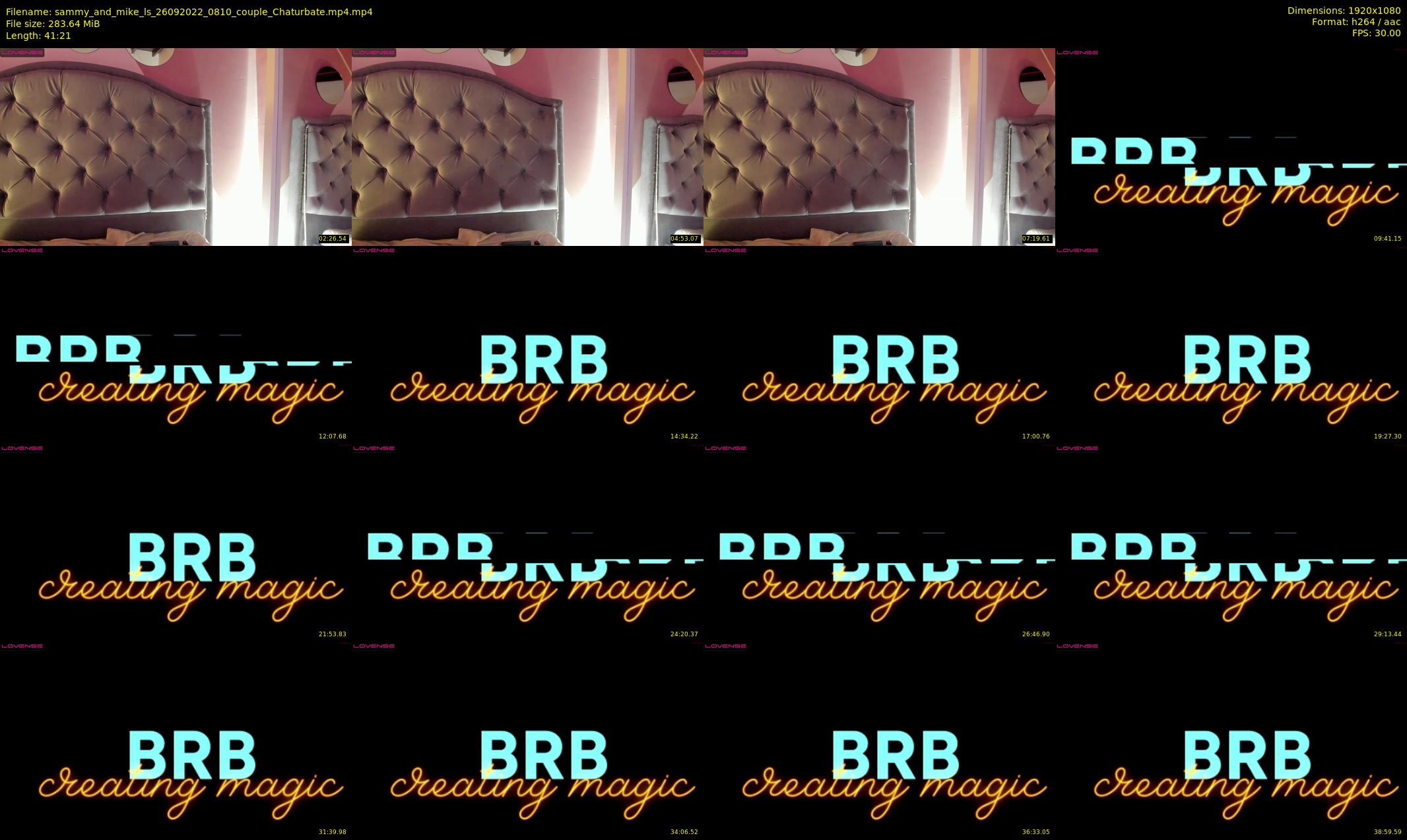 sammy_and_mike_ls — 42 minute Chaturbate couple cam show recording, 1080p, Sep 26, 2022