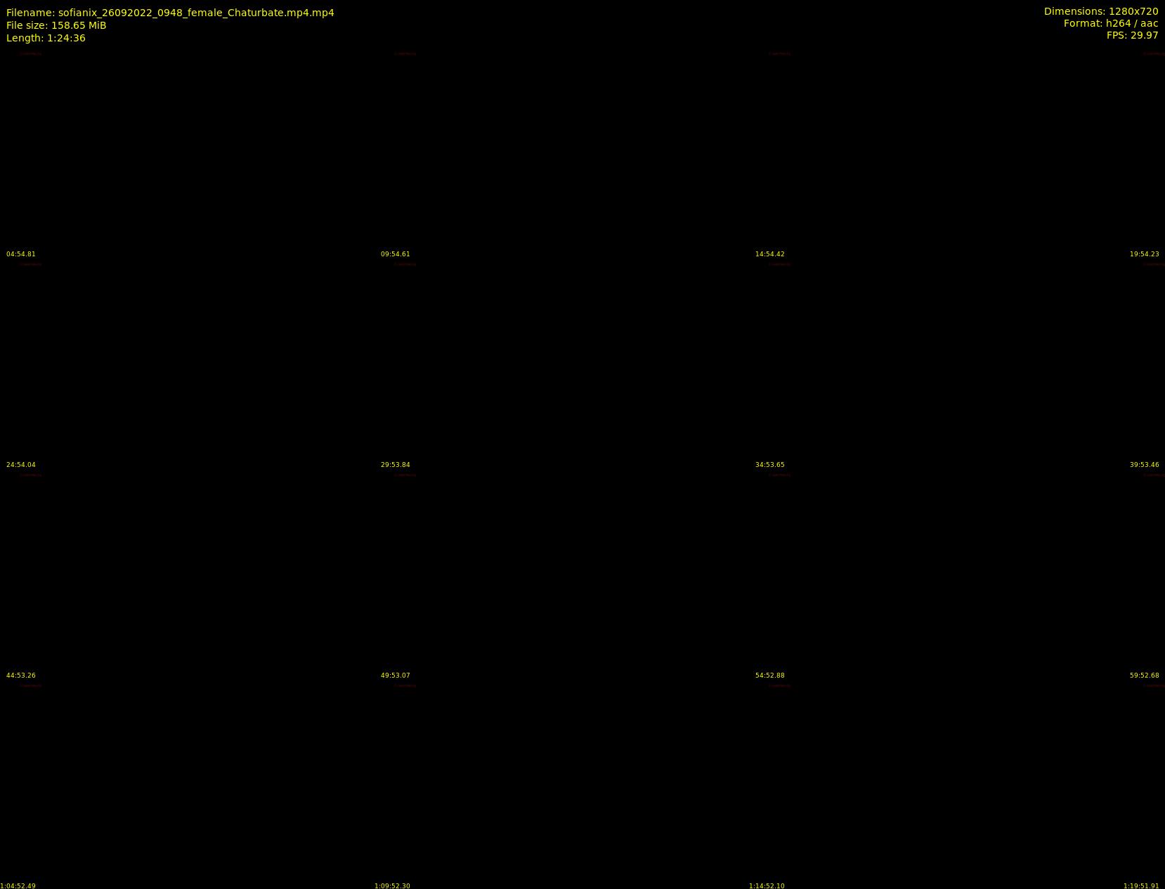 sofianix — 85 minute Chaturbate female cam show recording, 720p, Sep 26, 2022