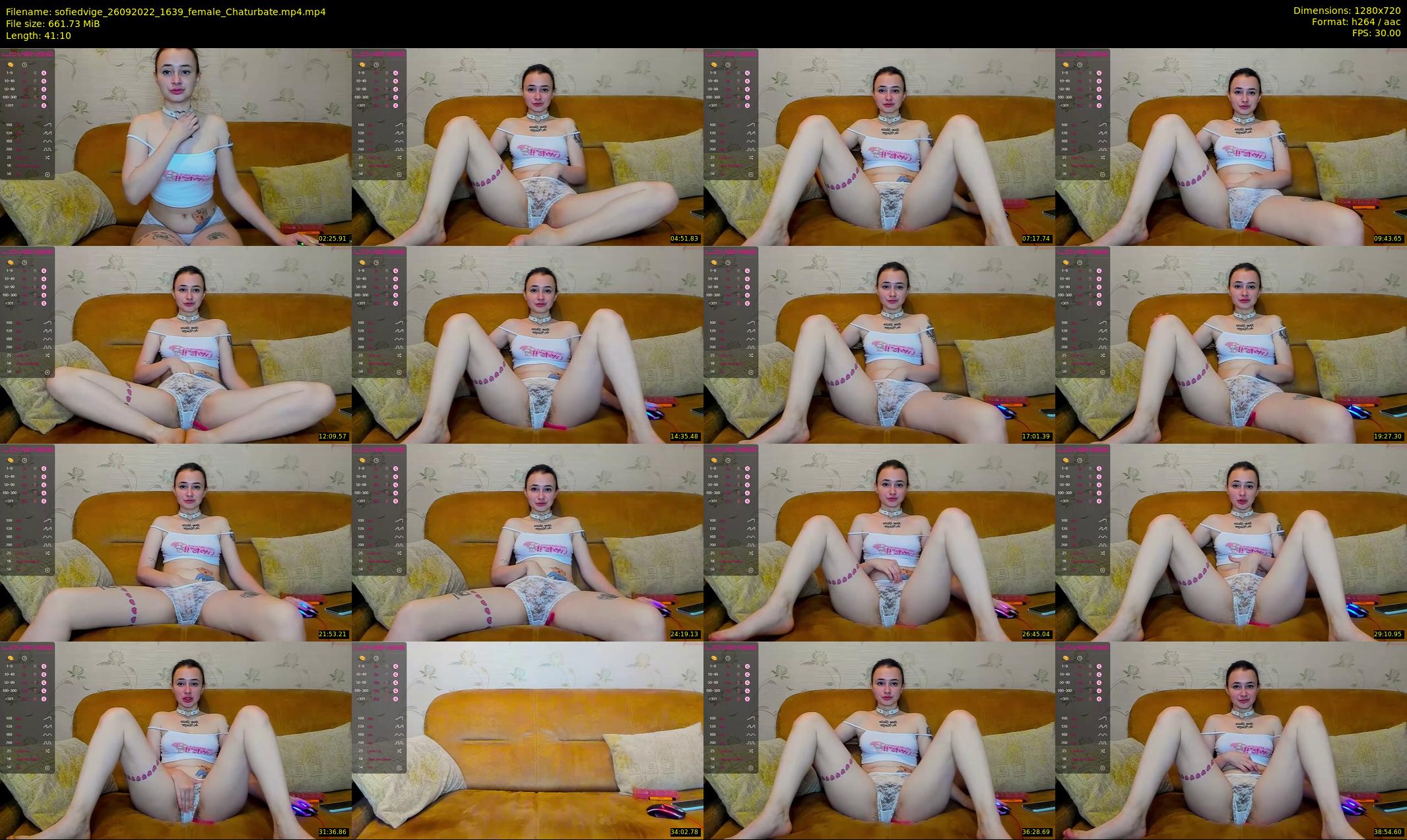 sofiedvige — 42 minute Chaturbate couple cam show recording, 720p, Sep 26, 2022