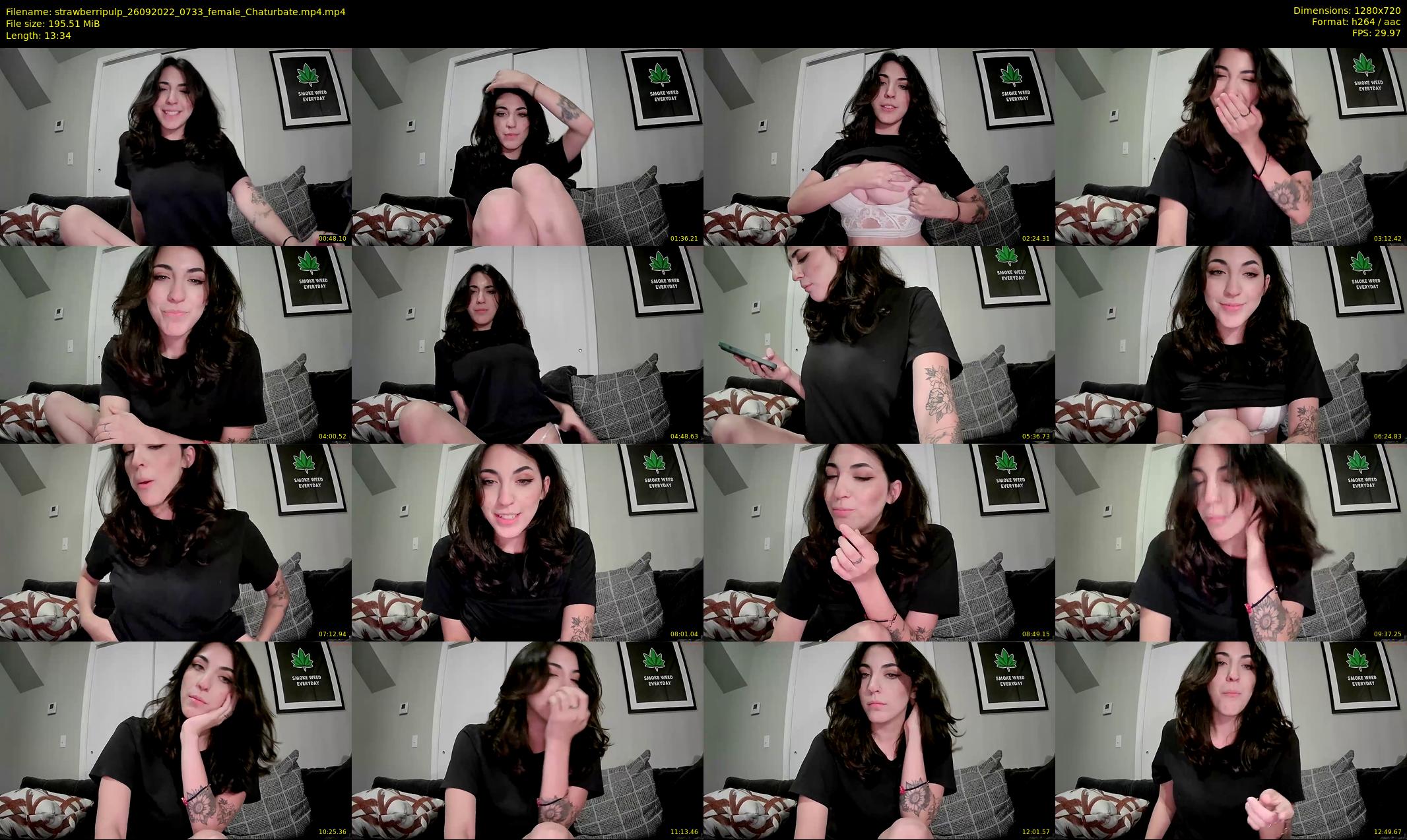 strawberripulp — 14 minute Chaturbate female cam show recording, 720p, Sep 26, 2022