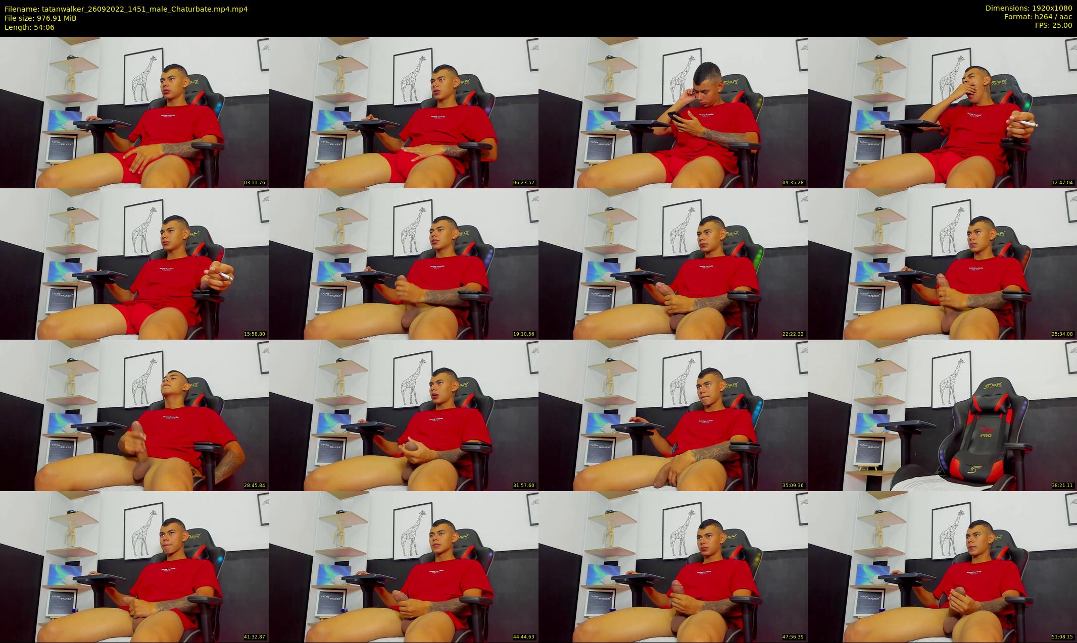 tatanwalker — 55 minute Chaturbate male cam show recording, 1080p, Sep 26, 2022