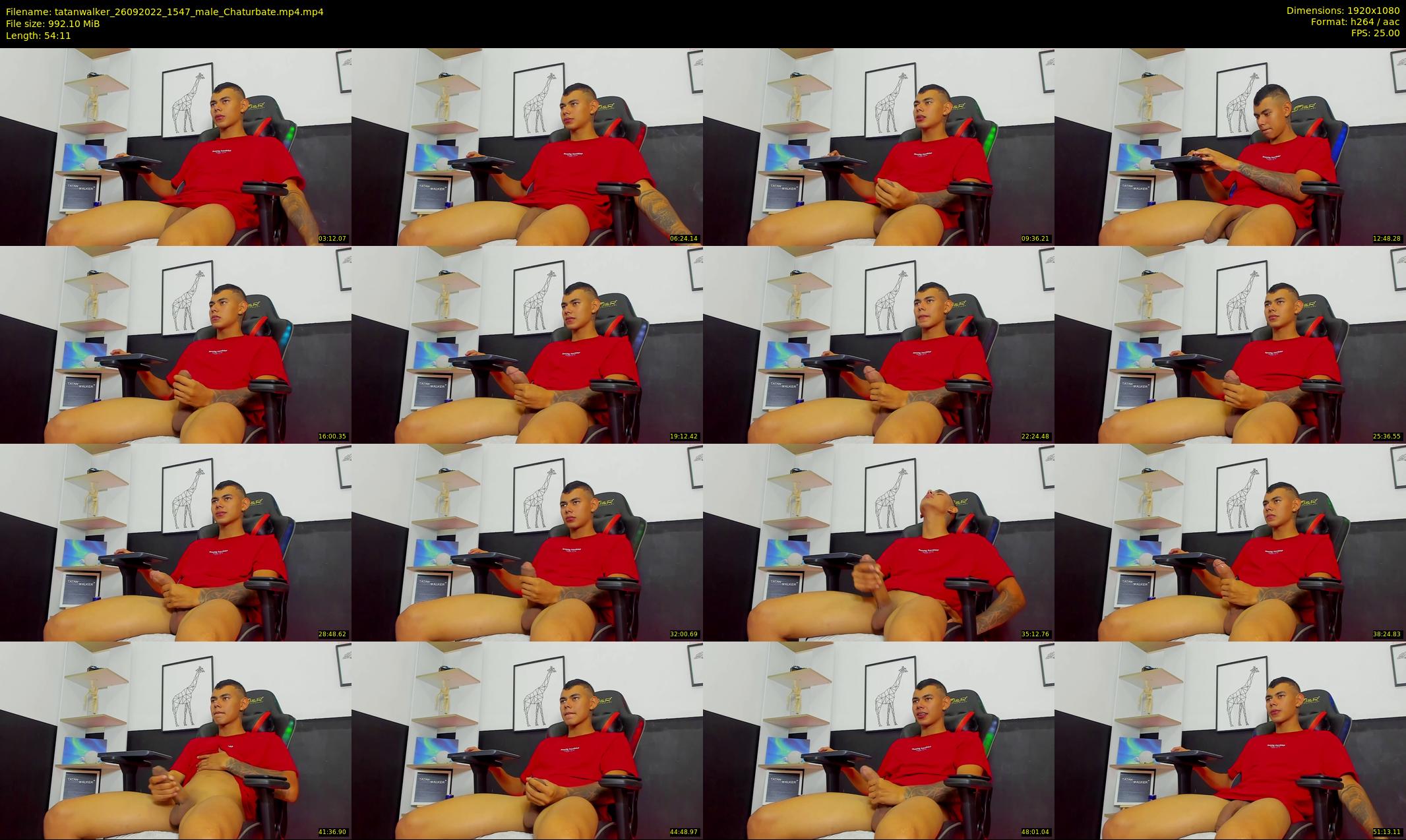 tatanwalker — 55 minute Chaturbate male cam show recording, 1080p, Sep 26, 2022