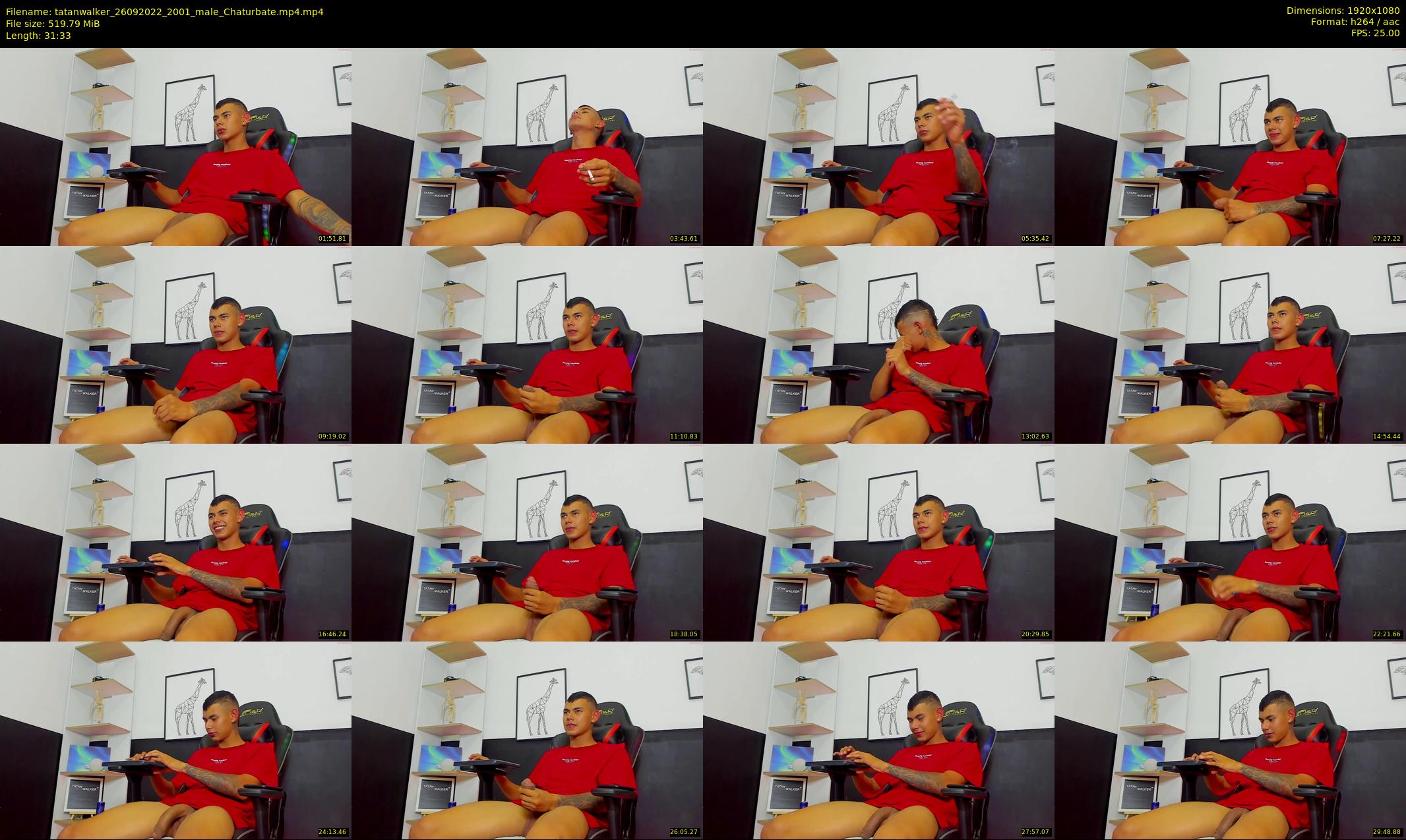 tatanwalker — 32 minute Chaturbate male cam show recording, 1080p, Sep 26, 2022
