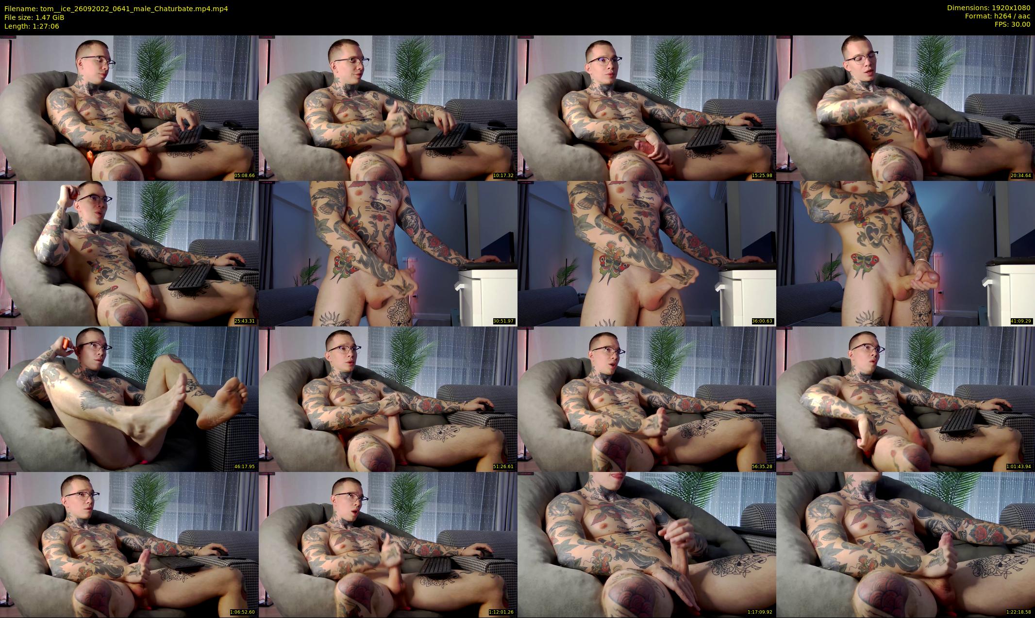 tom__ice — 88 minute Chaturbate male cam show recording, 1080p, Sep 26, 2022