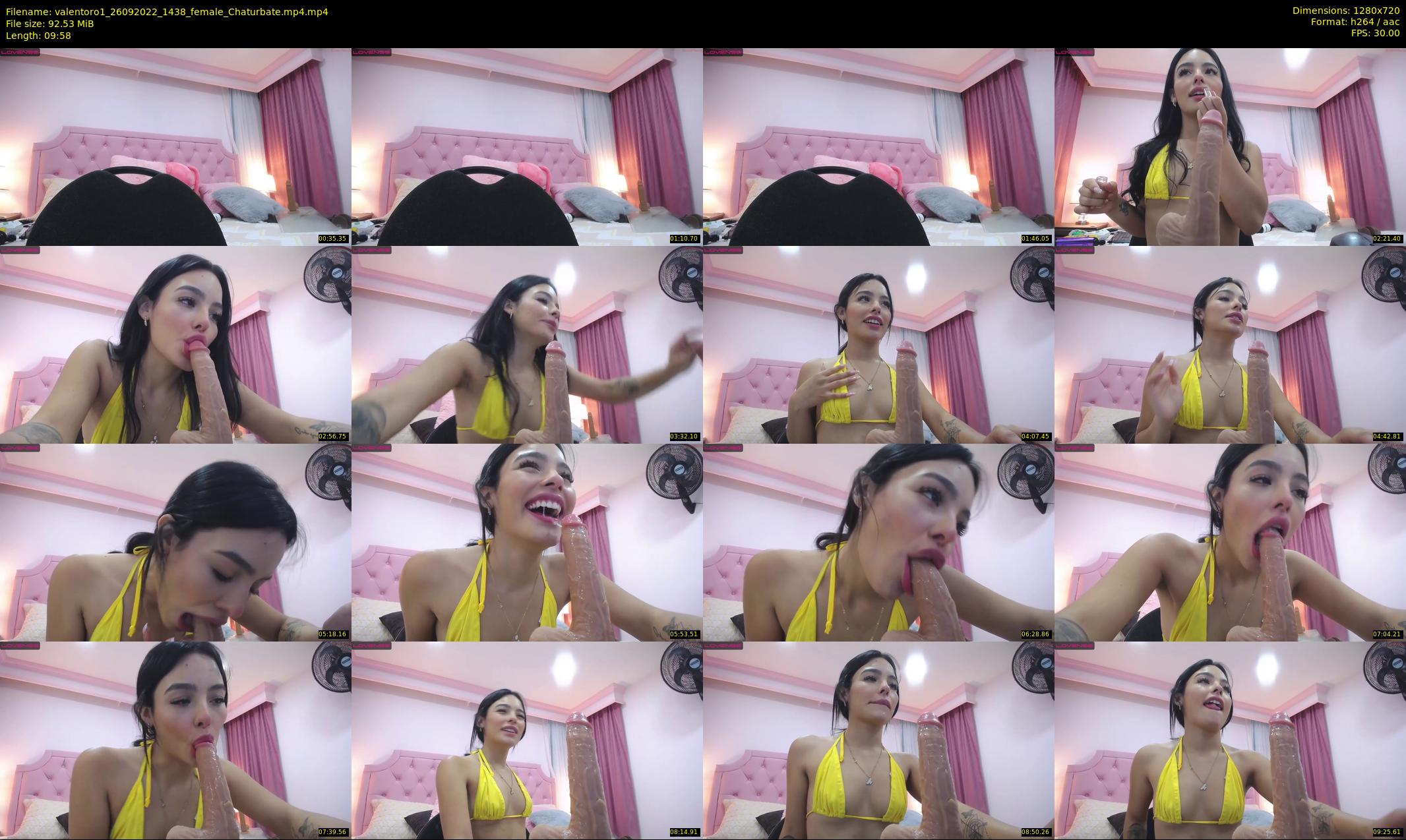 valentoro1 — 10 minute Chaturbate female cam show recording, 720p, Sep 26, 2022