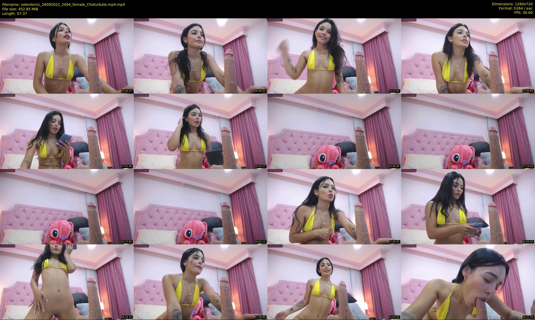 valentoro1 — 58 minute Chaturbate female cam show recording, 720p, Sep 26, 2022