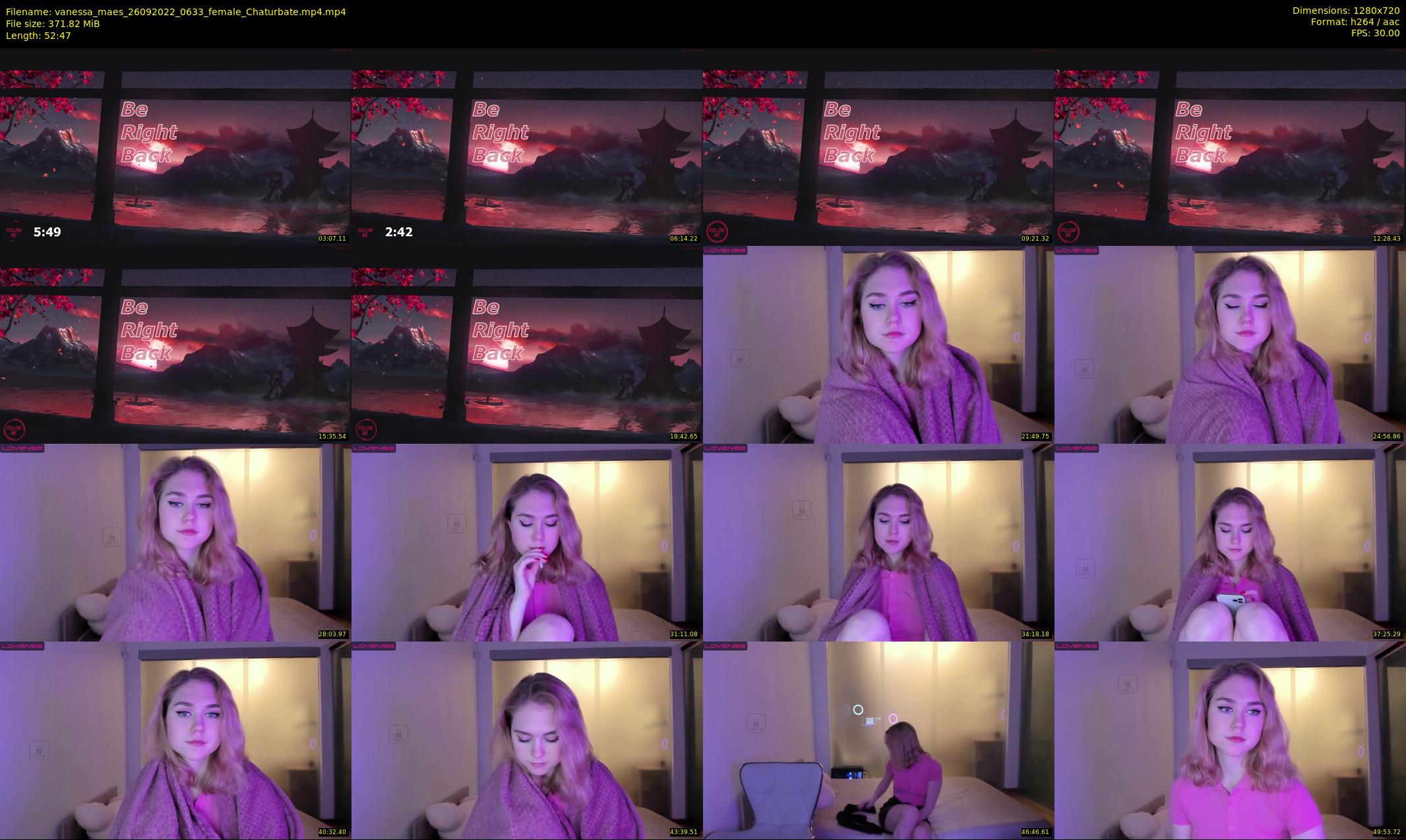 vanessa_maes — 53 minute Chaturbate female cam show recording, 720p, Sep 26, 2022