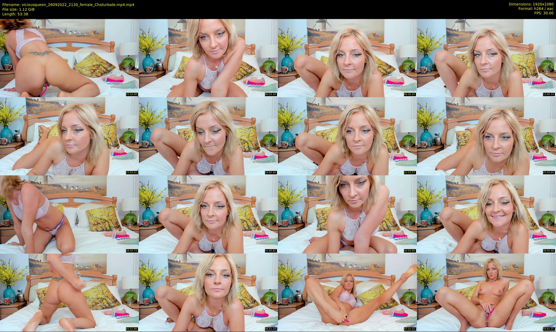 viciousqueen — 54 minute Chaturbate female cam show recording, 1080p, Sep 26, 2022