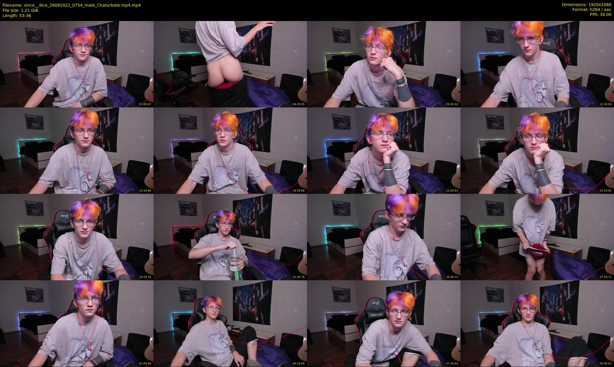 vince__dice — 54 minute Chaturbate male cam show recording, 1080p, Sep 26, 2022