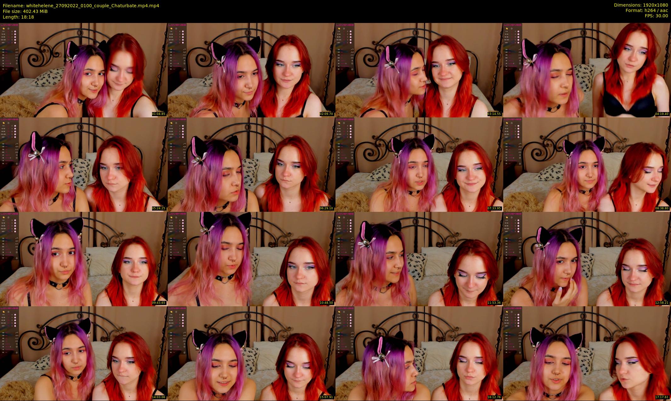 whitehelene — 19 minute Chaturbate female cam show recording, 1080p, Sep 27, 2022