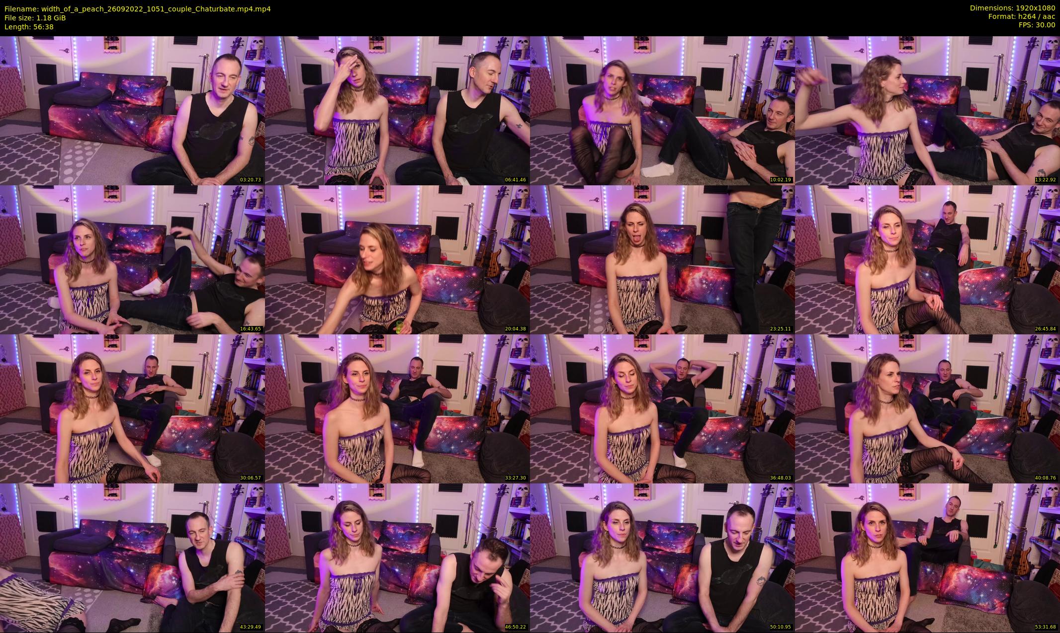 width_of_a_peach — 57 minute Chaturbate couple cam show recording, 1080p, Sep 26, 2022