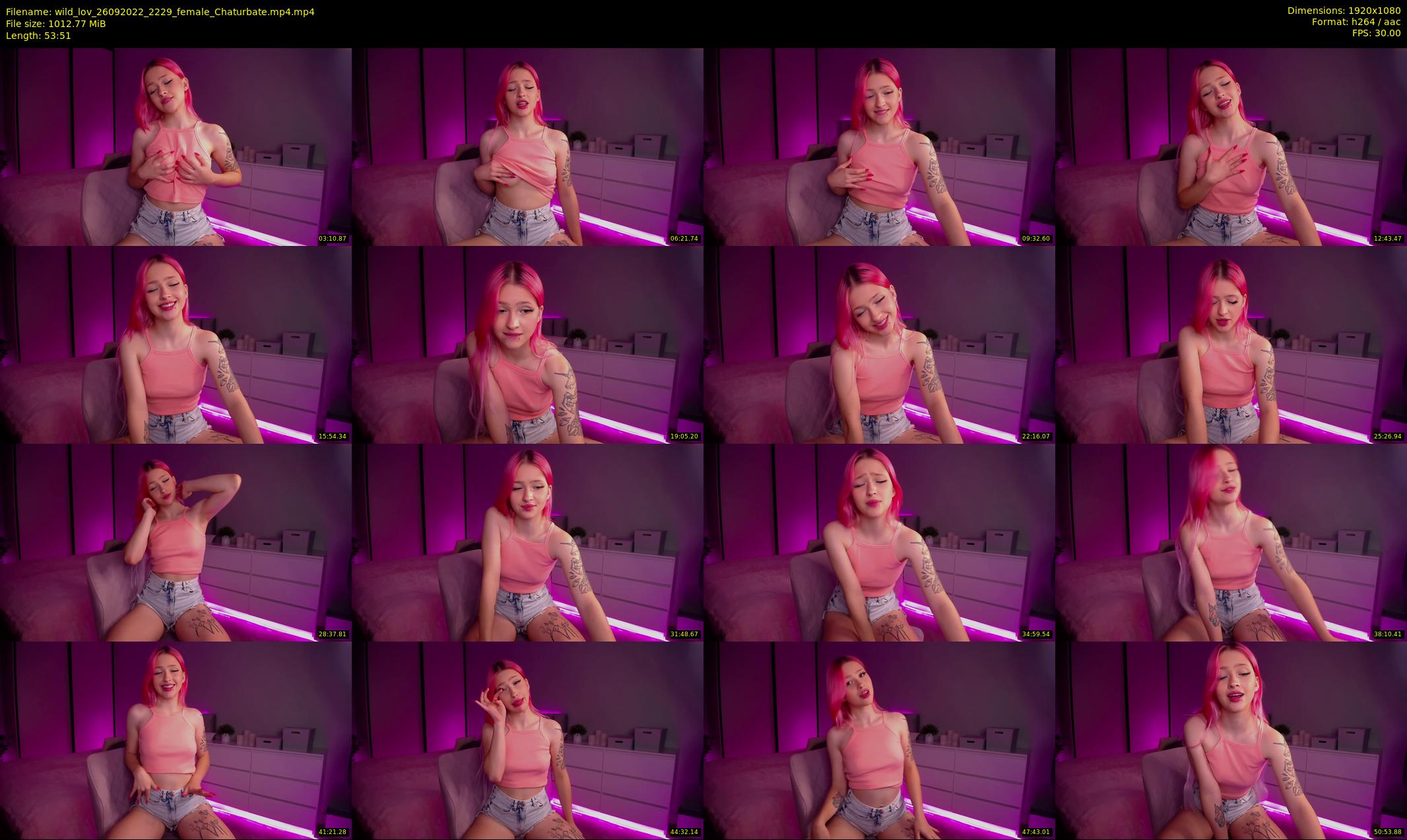 wild_lov — 54 minute Chaturbate female cam show recording, 1080p, Sep 26, 2022