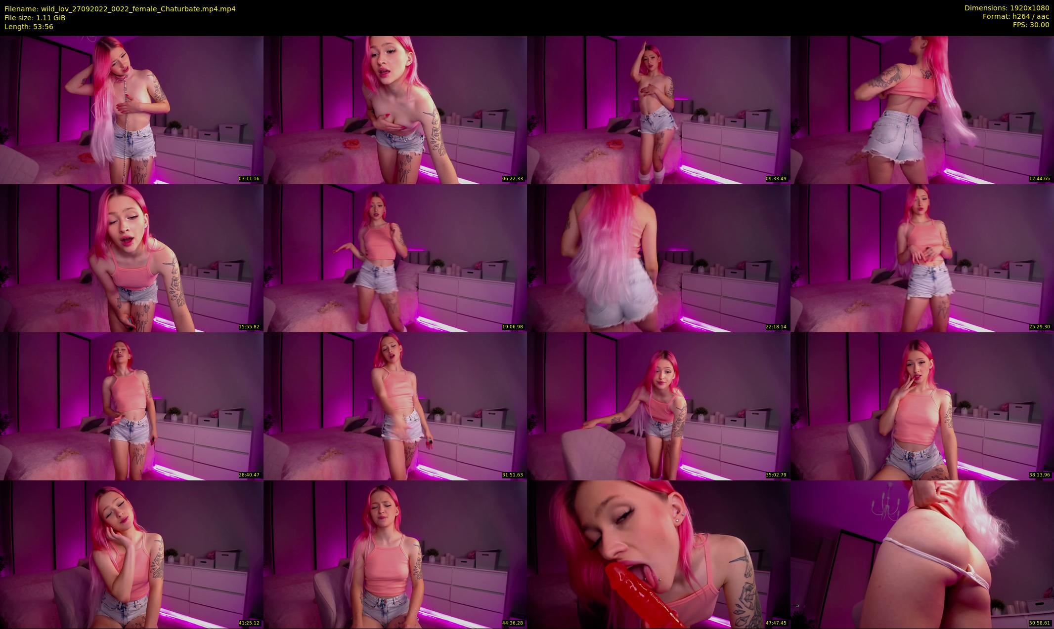 wild_lov — 54 minute Chaturbate female cam show recording, 1080p, Sep 27, 2022