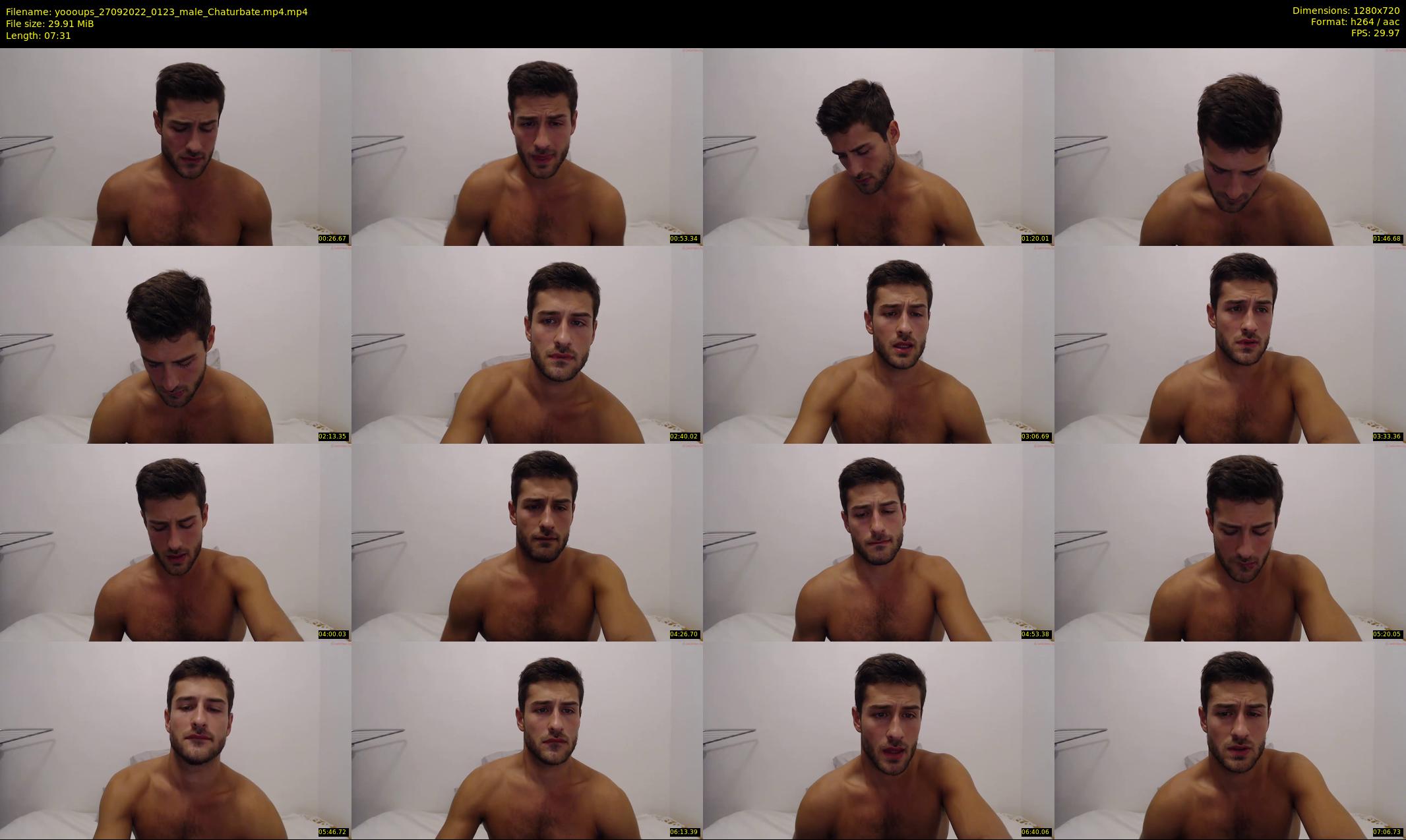 yoooups — 8 minute Chaturbate male cam show recording, 720p, Sep 27, 2022