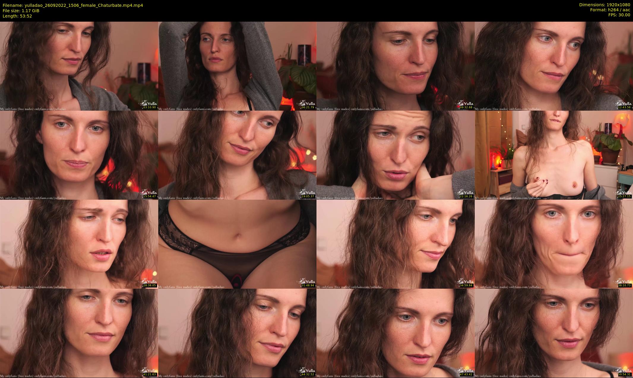 yulladao — 54 minute Chaturbate female cam show recording, 1080p, Sep 26, 2022