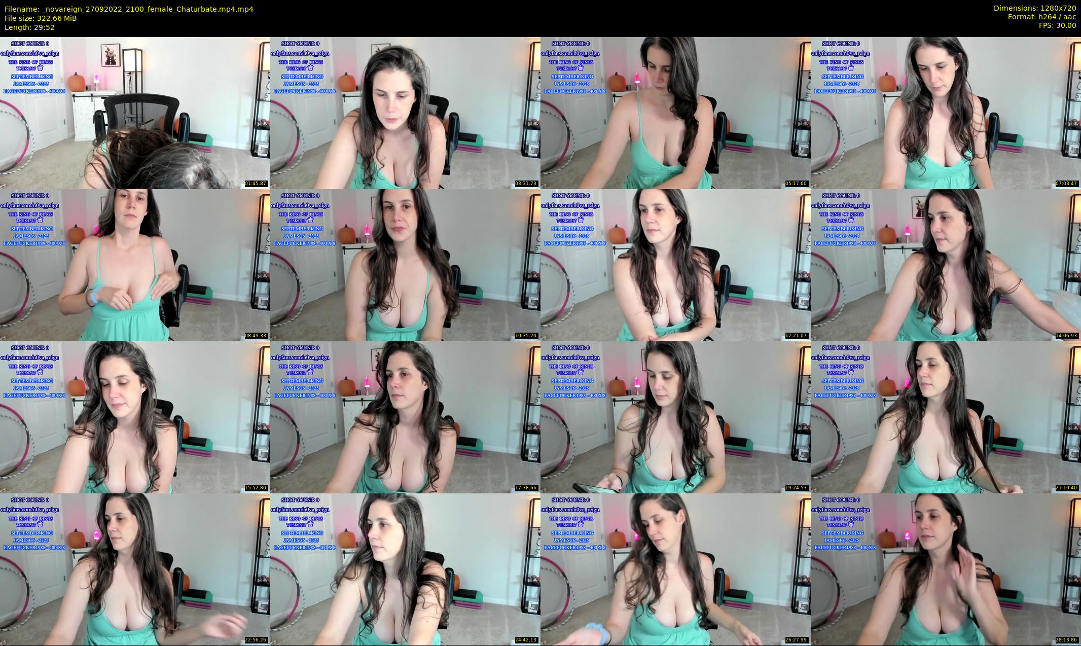 _novareign — 30 minute Chaturbate female cam show recording, 720p, Sep 27, 2022